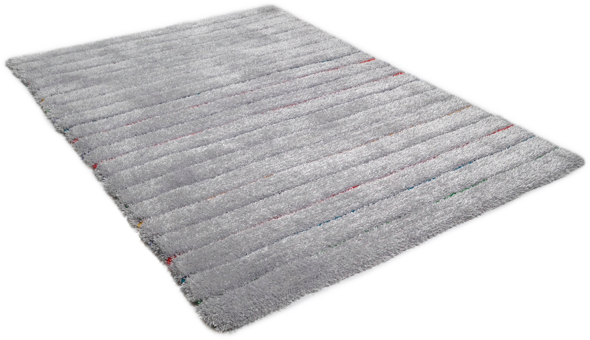 Hochflor-Teppich »Soft Hidden Stripes«, rechteckig, super weich und flauschig, ideal...