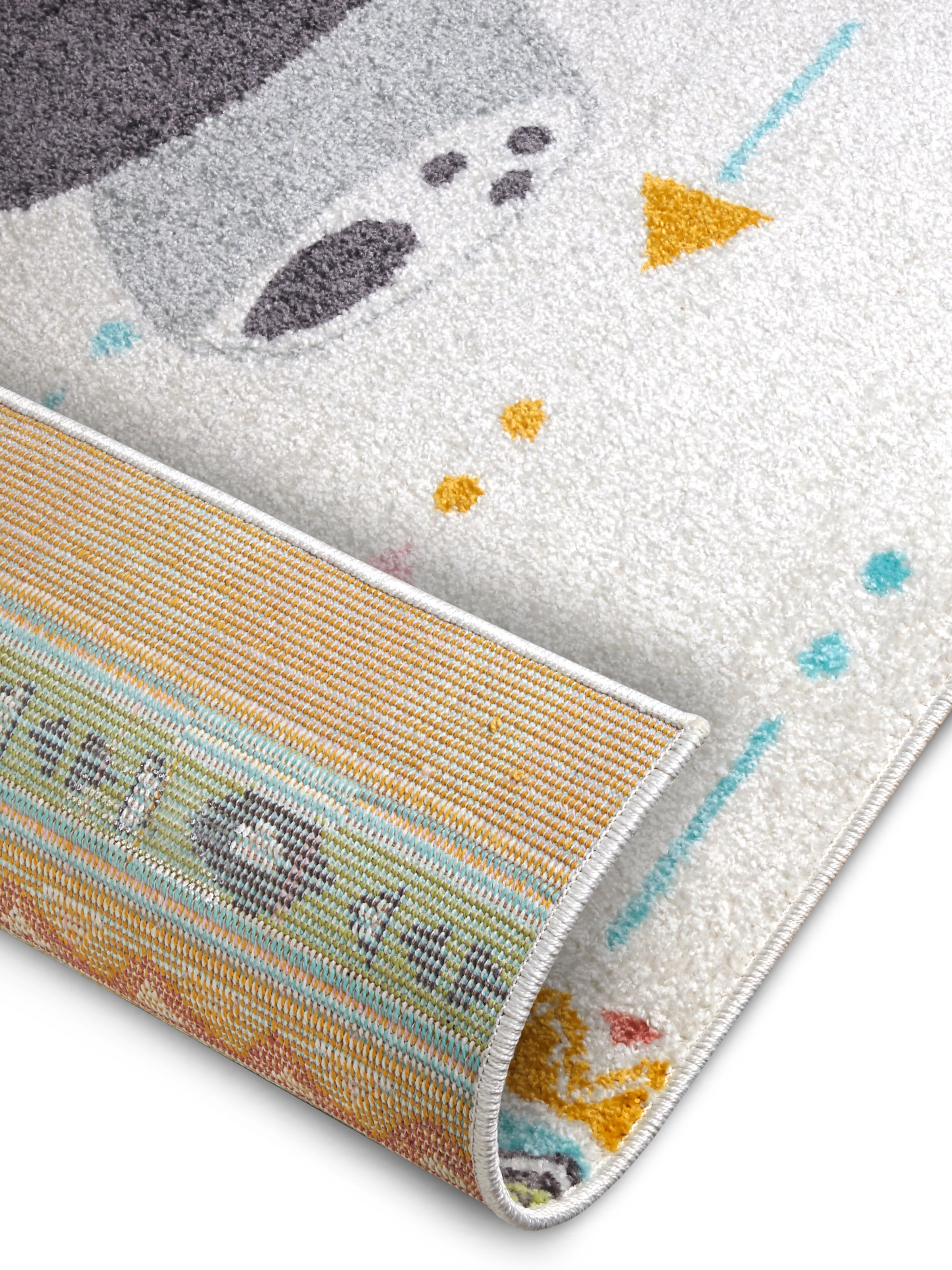 HANSE Home Kinderteppich »Adventures Panda«, rechteckig, 7 mm Höhe, Spielteppich, fest, Kinderzimmer, Kurzflor, Spielunterlage