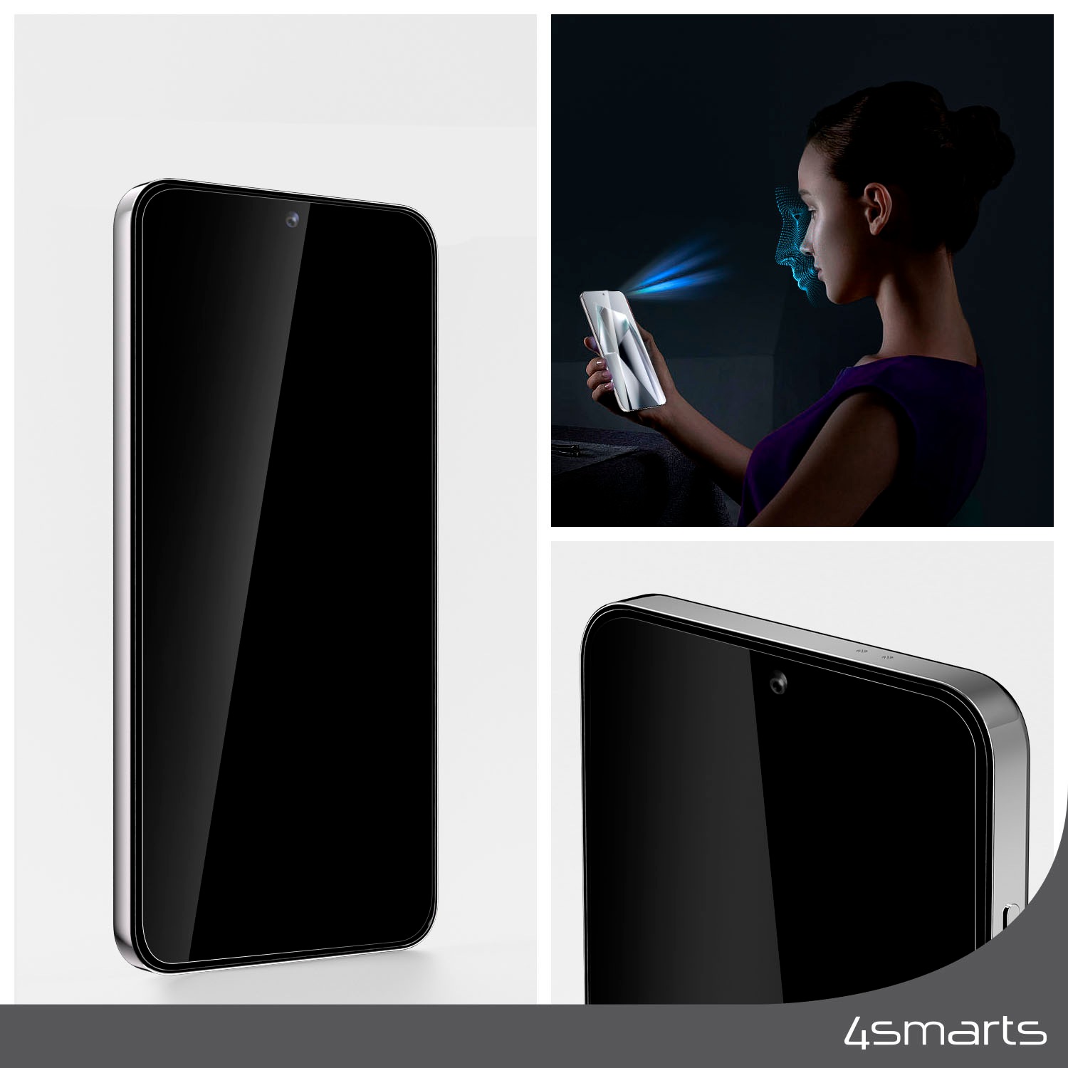 4smarts Displayschutzglas »Second Glass Displayschutz«, für Samsung Galaxy S24-Samsung Galaxy S25, Bildschirmschutz