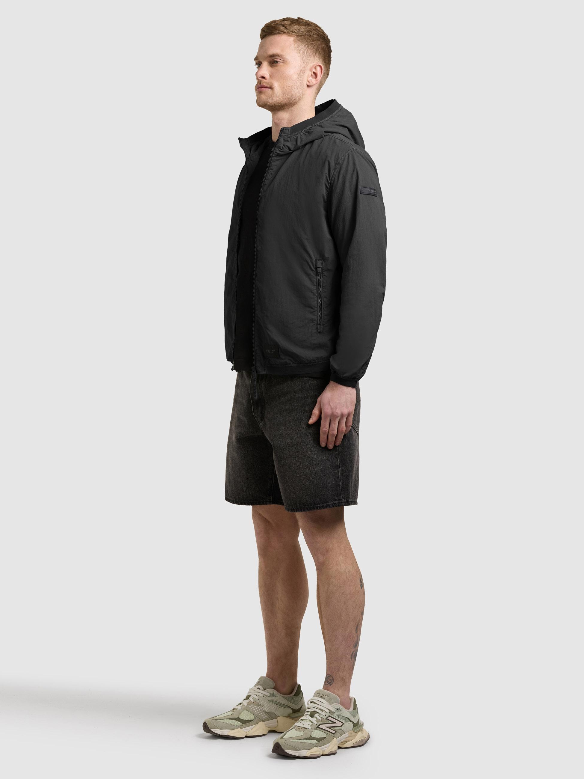 khujo Funktionsjacke »Übergangsjacke Derf« mit Kapuze leichte Übergangsjacke mit Kapuze