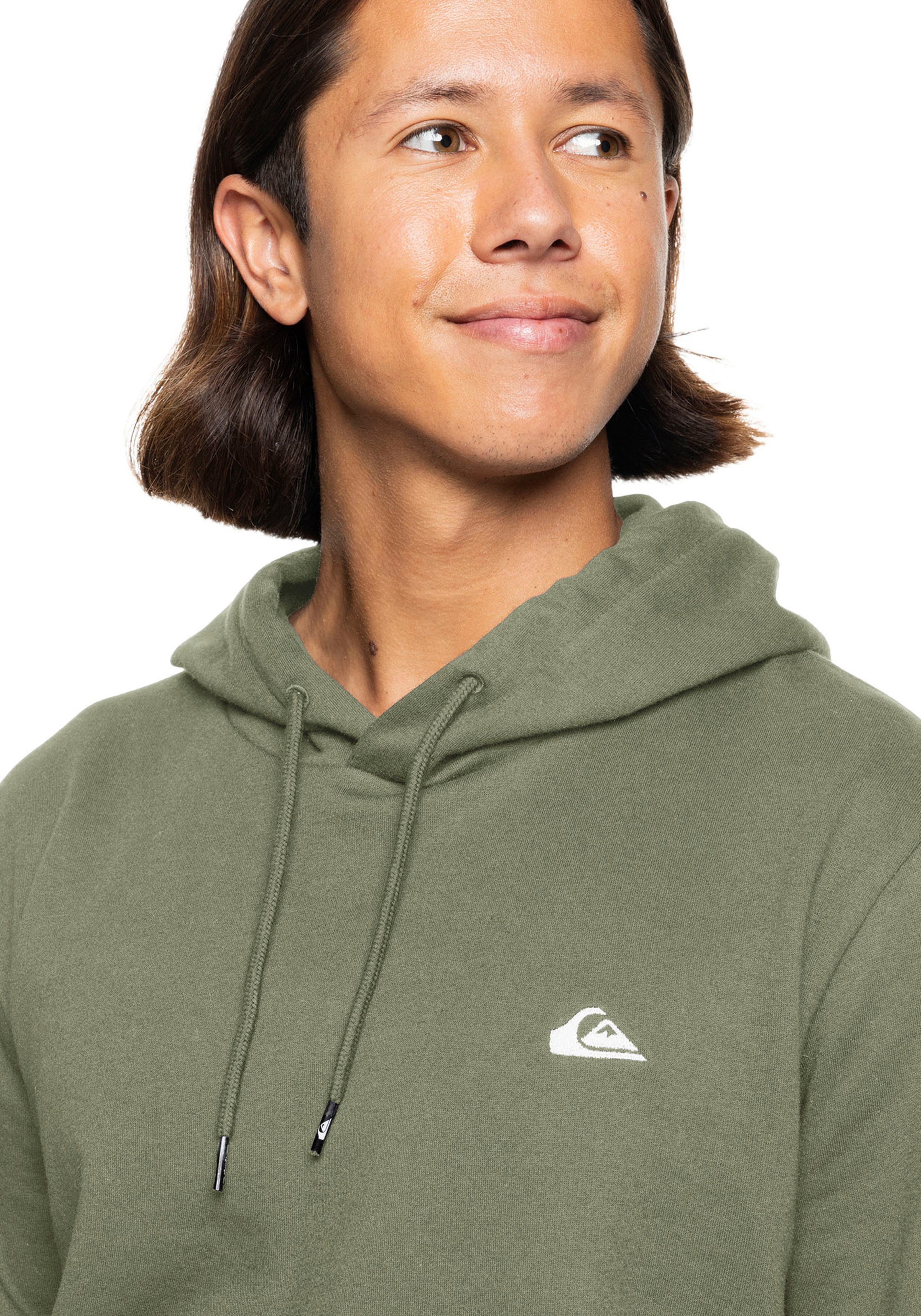 Quiksilver Kapuzensweatshirt »BASIC HOODIE YOUNG MEN«, (1 tlg.)