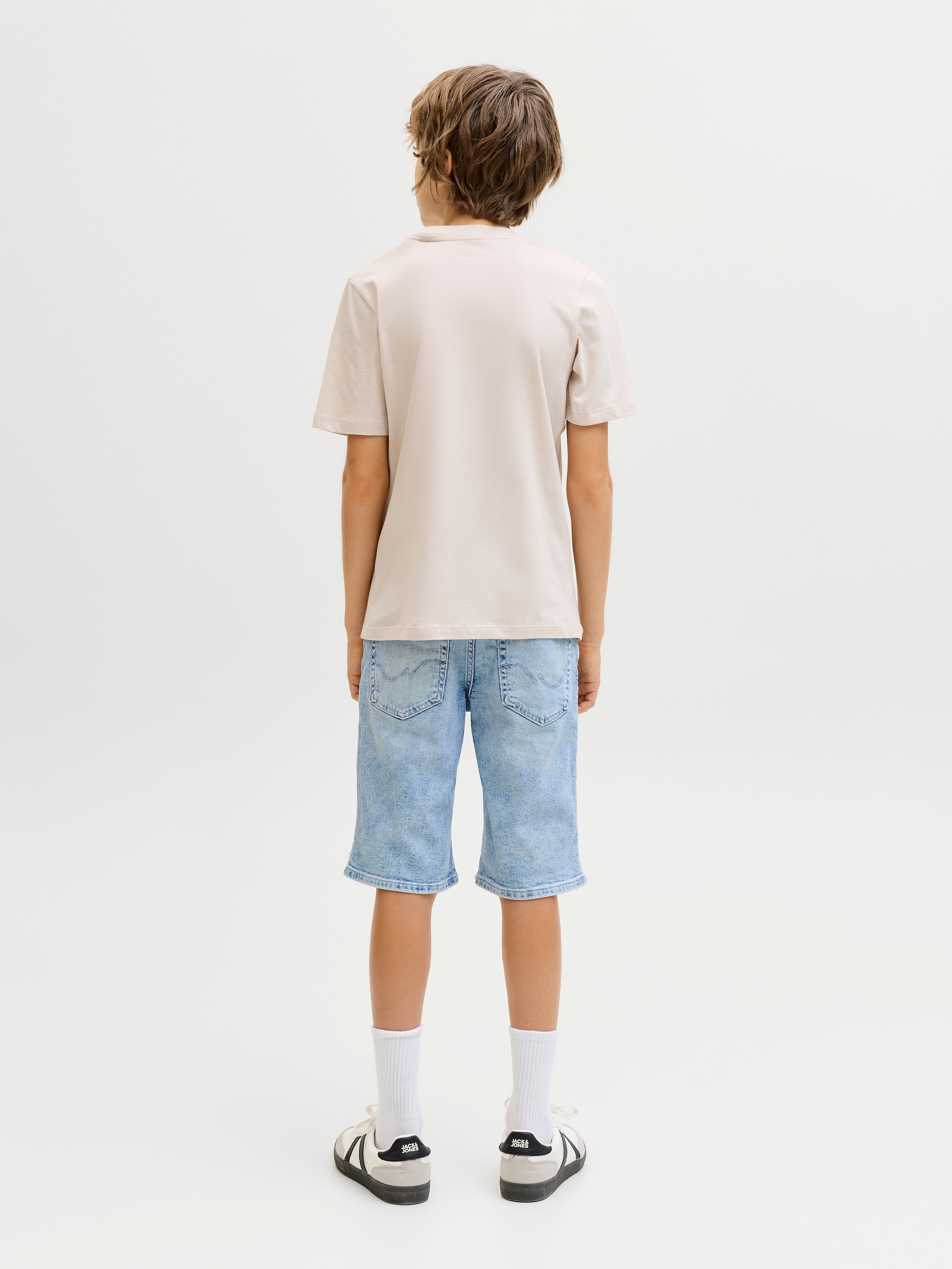 Jack & Jones Junior Shorts »JJIRICK bequem mit mittlerer Taille für Jungen«  unifarben, modisch, regular fit, Web,