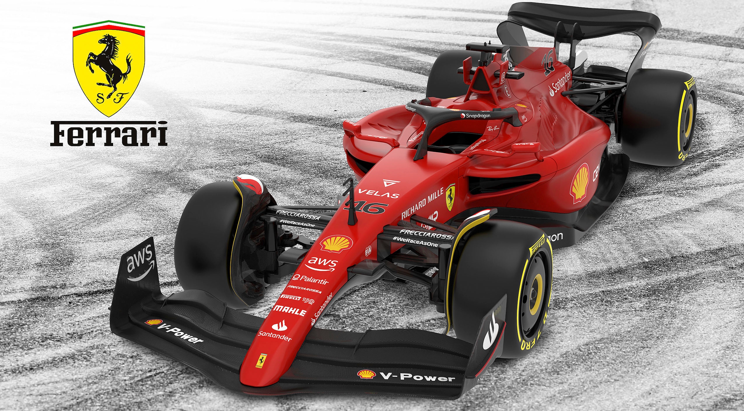 Jamara RC-Auto »Deluxe Cars, Deluxe Cars, Ferrari F1-75 1:18, rot - 2,4 GHz«