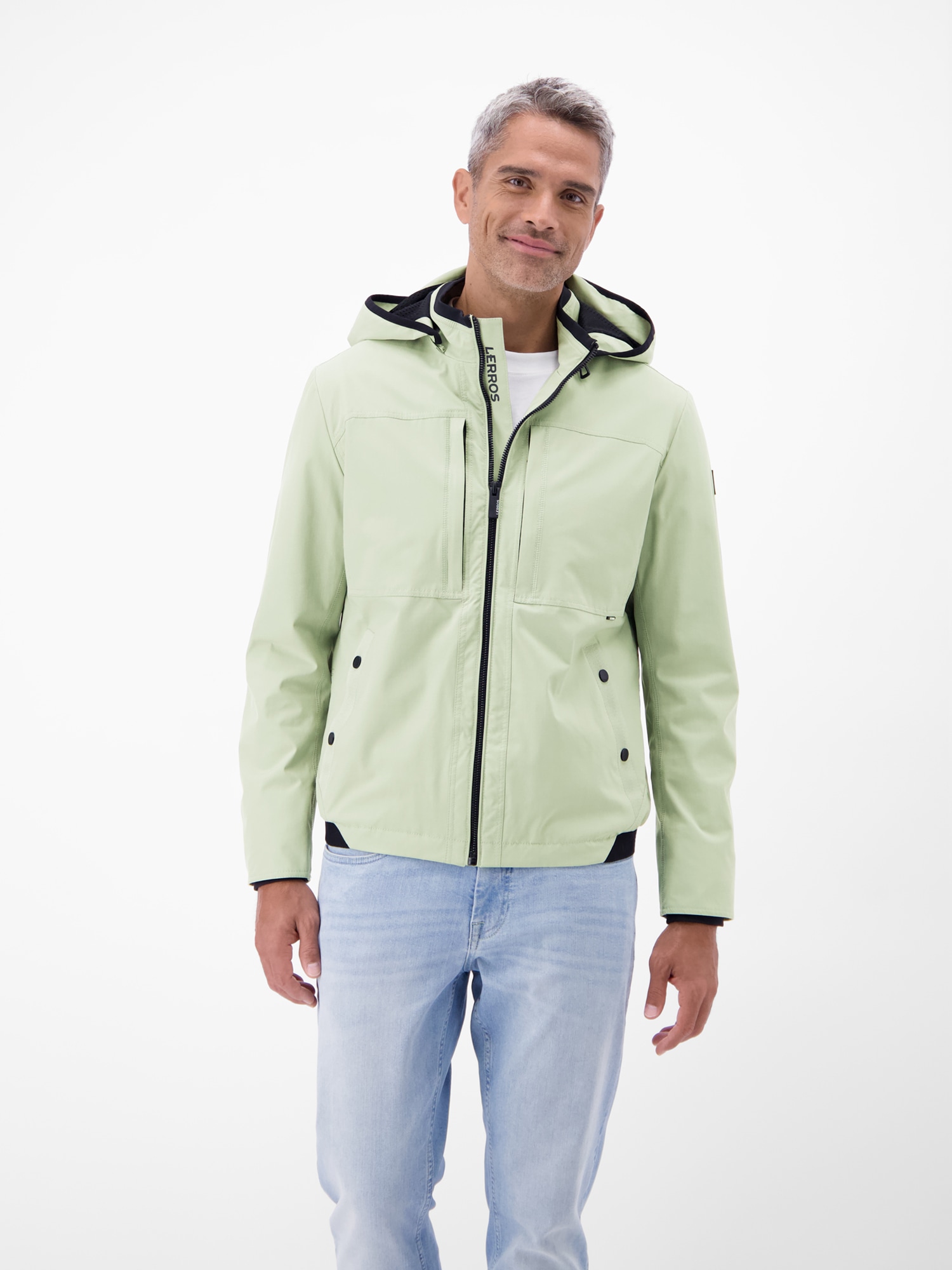 LERROS Outdoorjacke »Leichte Funktionsjacke mit abnehmbarer Kapuze« mit Kapuze