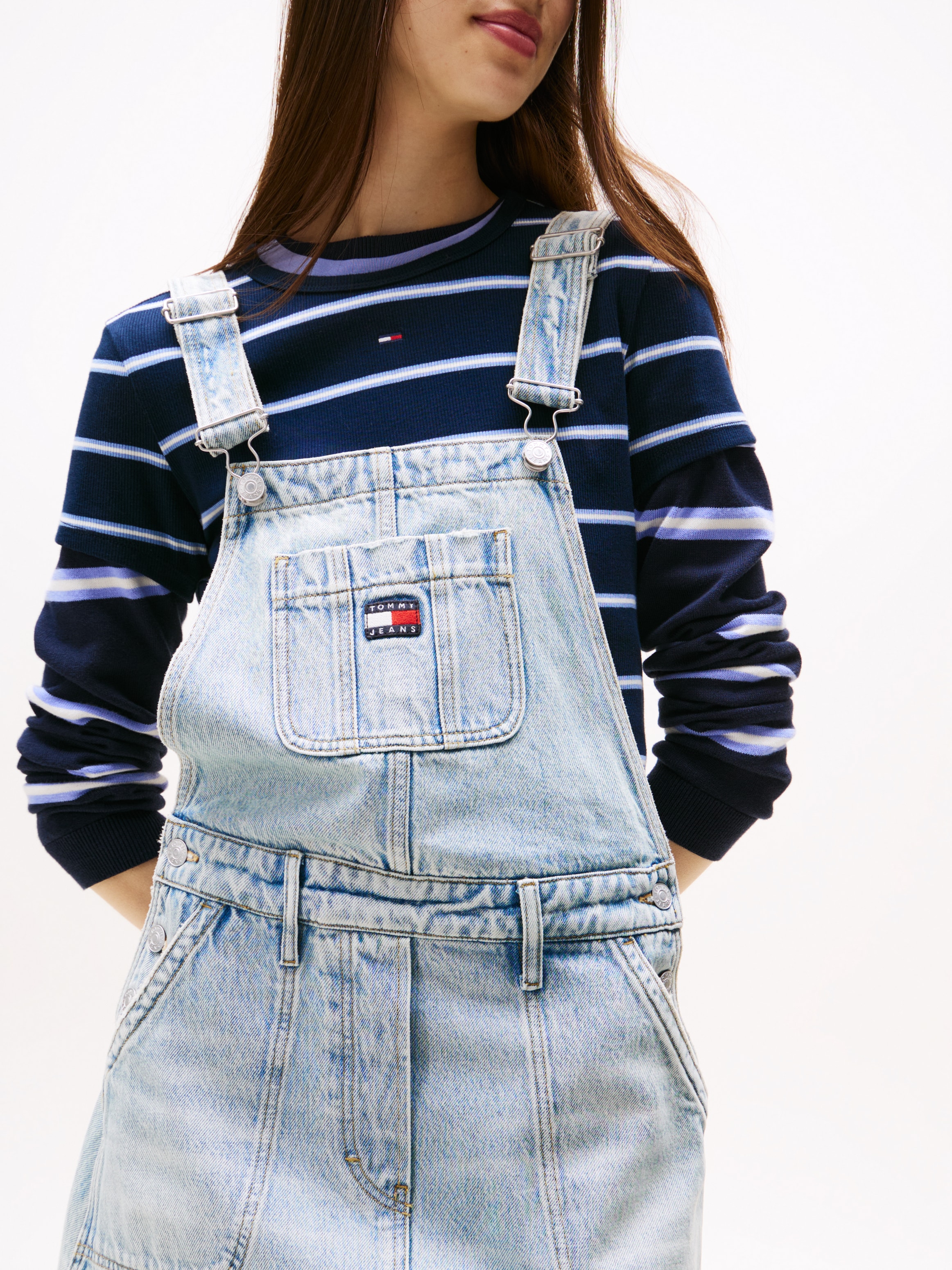 Tommy Jeans Jeanskleid »DENIM DUNGAREE DRESS DI2014«