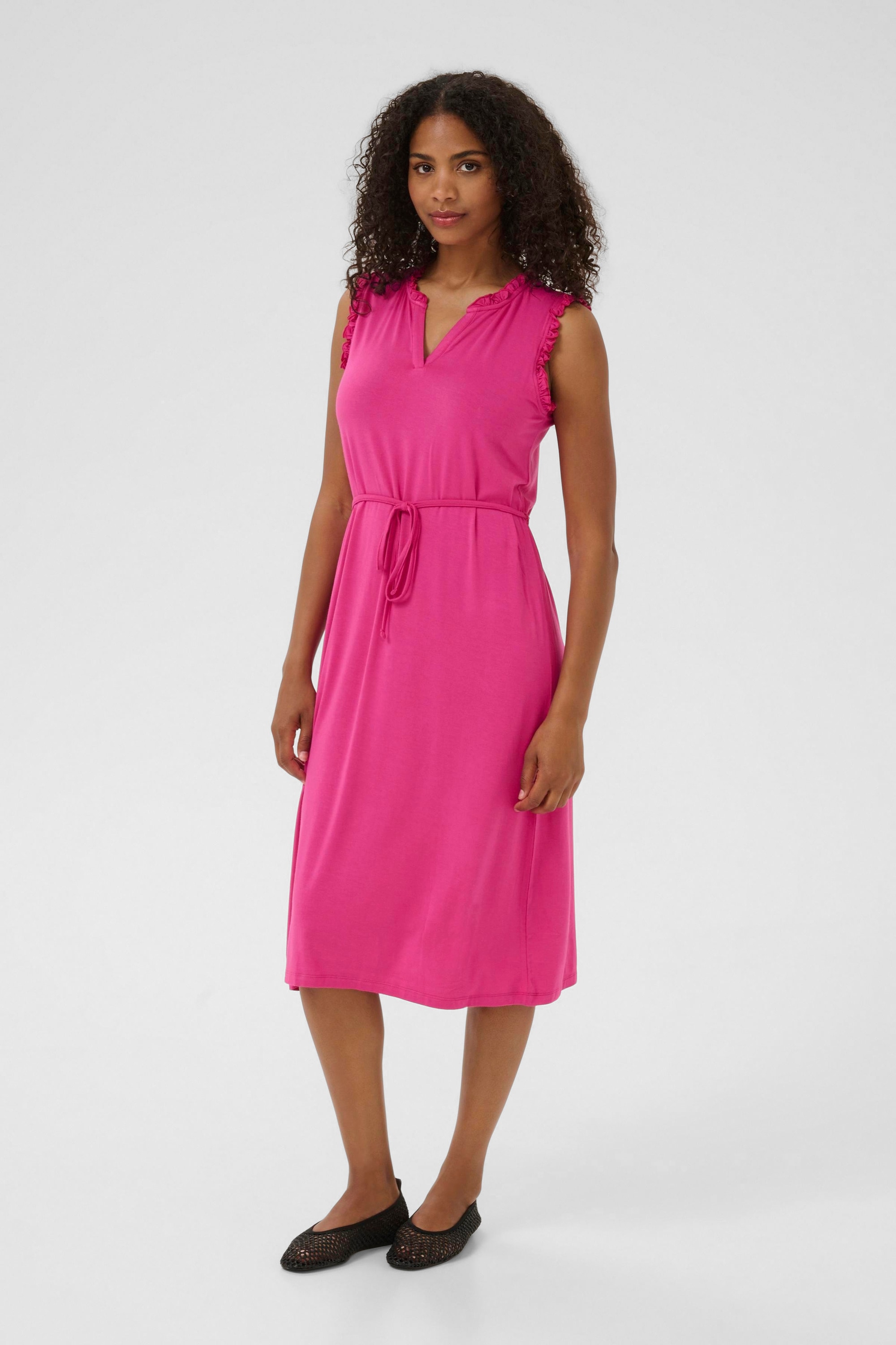 KAFFE Midikleid »Kleid KAmaria«
