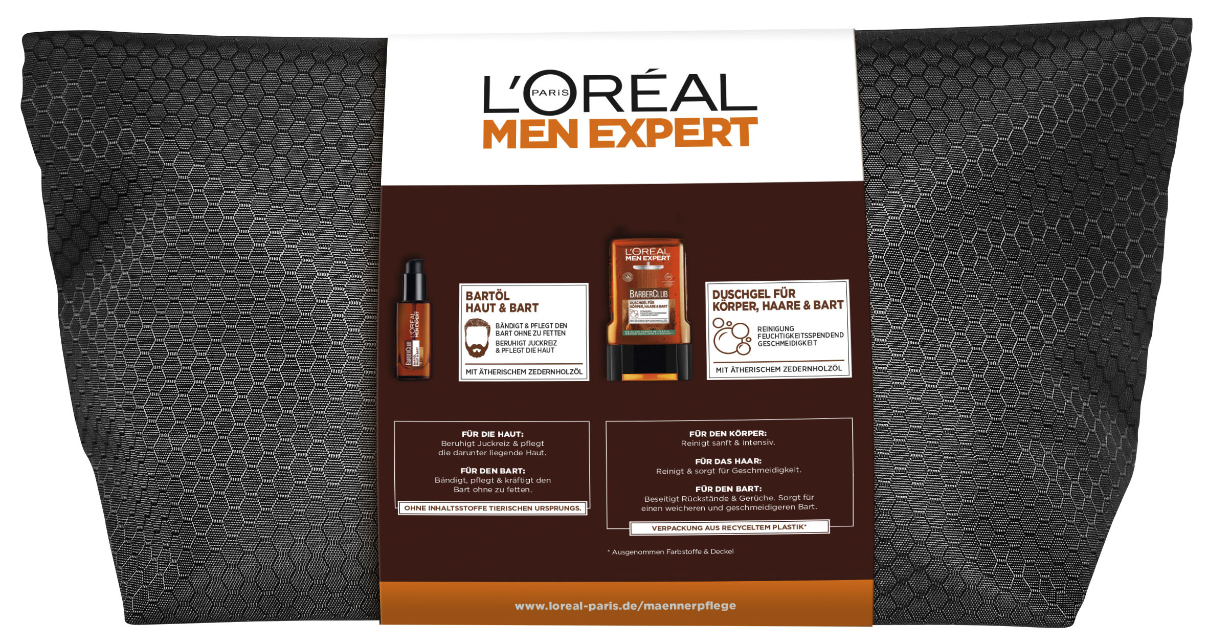 L'oréal Paris Men Expert Pflege-Set »Barber Club Grooming Kit« mit beruhigendem Zedernholzöl-Duft in farblos