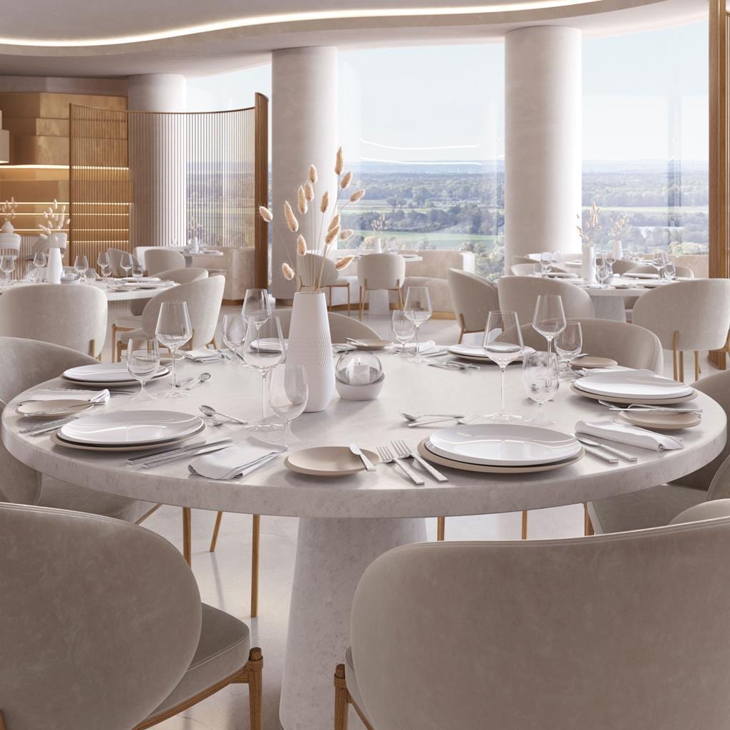 Villeroy & Boch Geschirr-Set »Tafelservice NewMoon 12er Set beige« Spülmaschinengeeignet, Mikrowellenfest