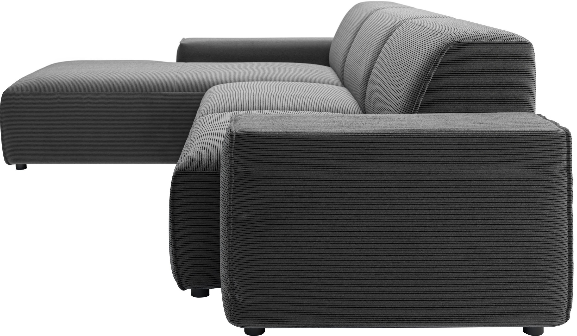 andas Ecksofa »Glimminge auch in Breitcord, Feincord, Bouclé + Easy care-Bezug«, L-Form, Breite 294, Zierkissen