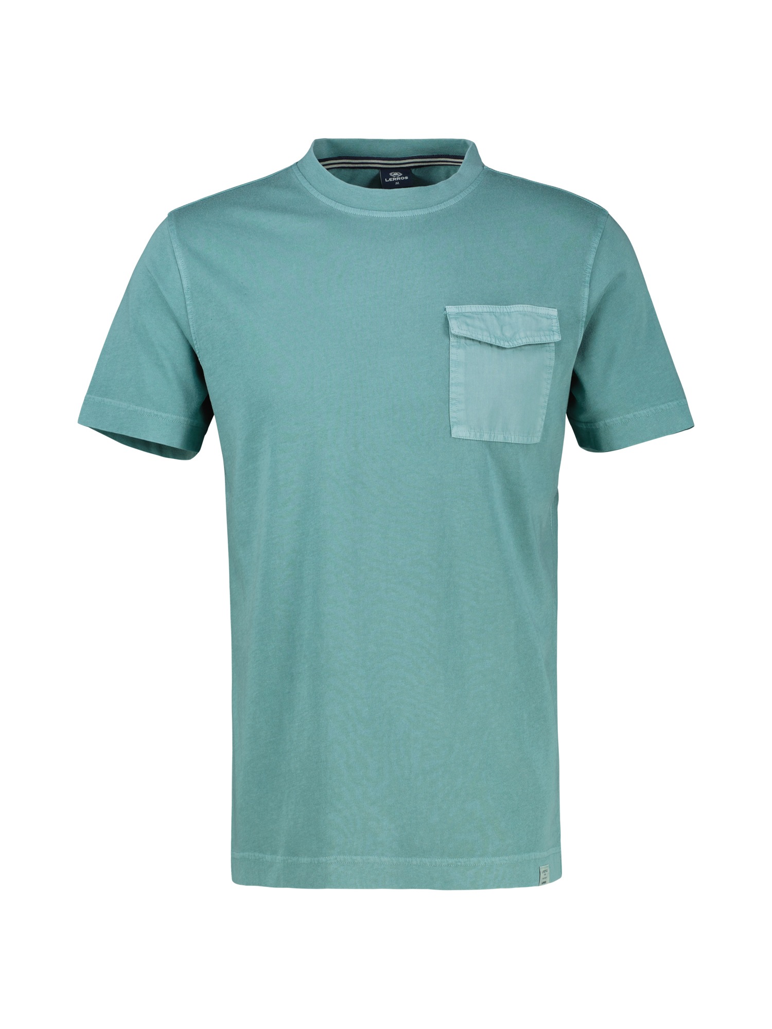 LERROS T-Shirt »T-Shirt mit O-Neck und Brusttasche«