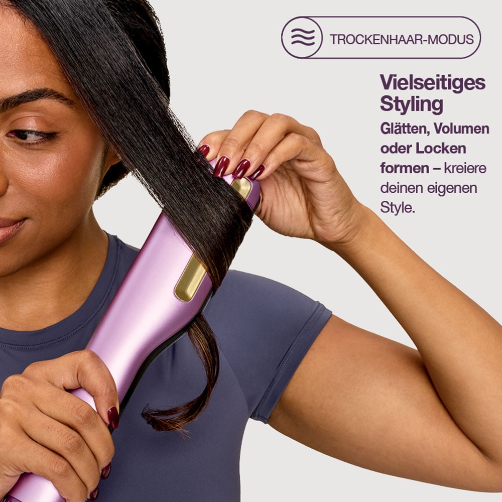 Shark Glätteisen »Shark Silki 3-in-1 HT401EUPU« VIELSEITIGES STYLING: Stretchen, Formen, Locken oder Glätten