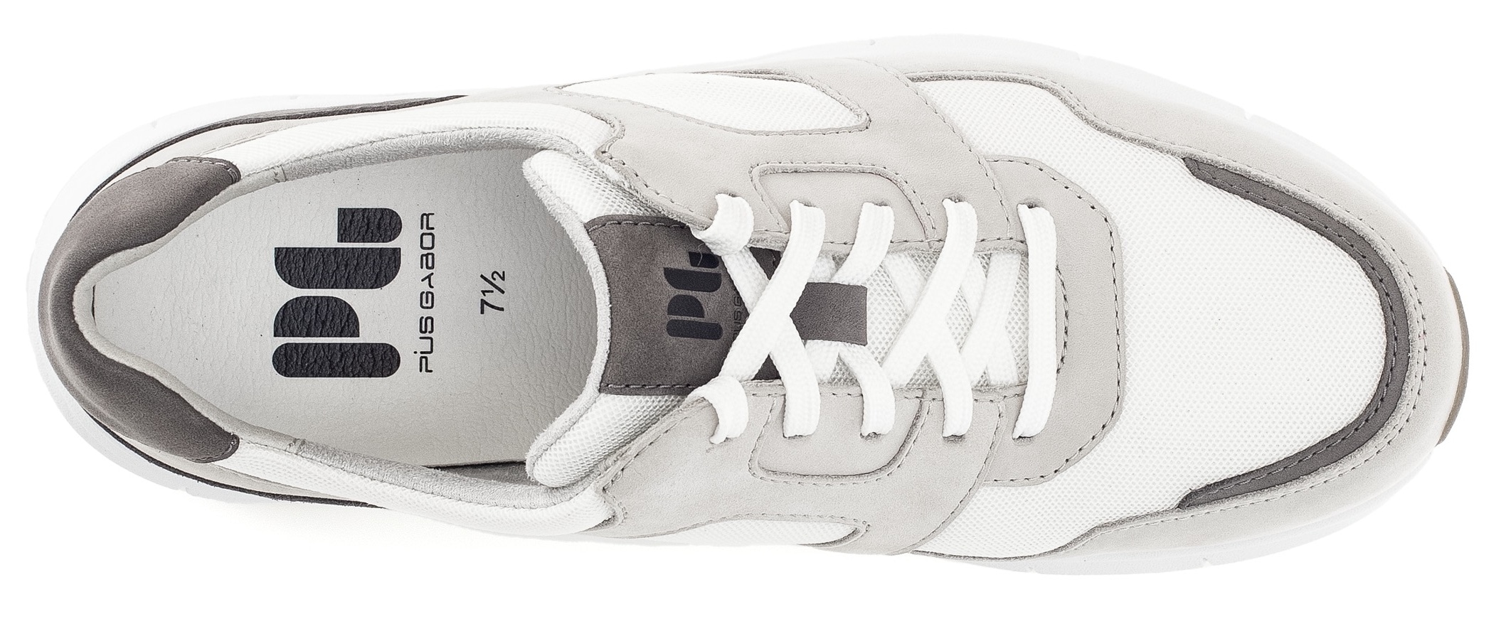 Pius Gabor Keilsneaker, Schnürschuh, Halbschuh, Freizeitschuh in bequemer Weite G (=weit)