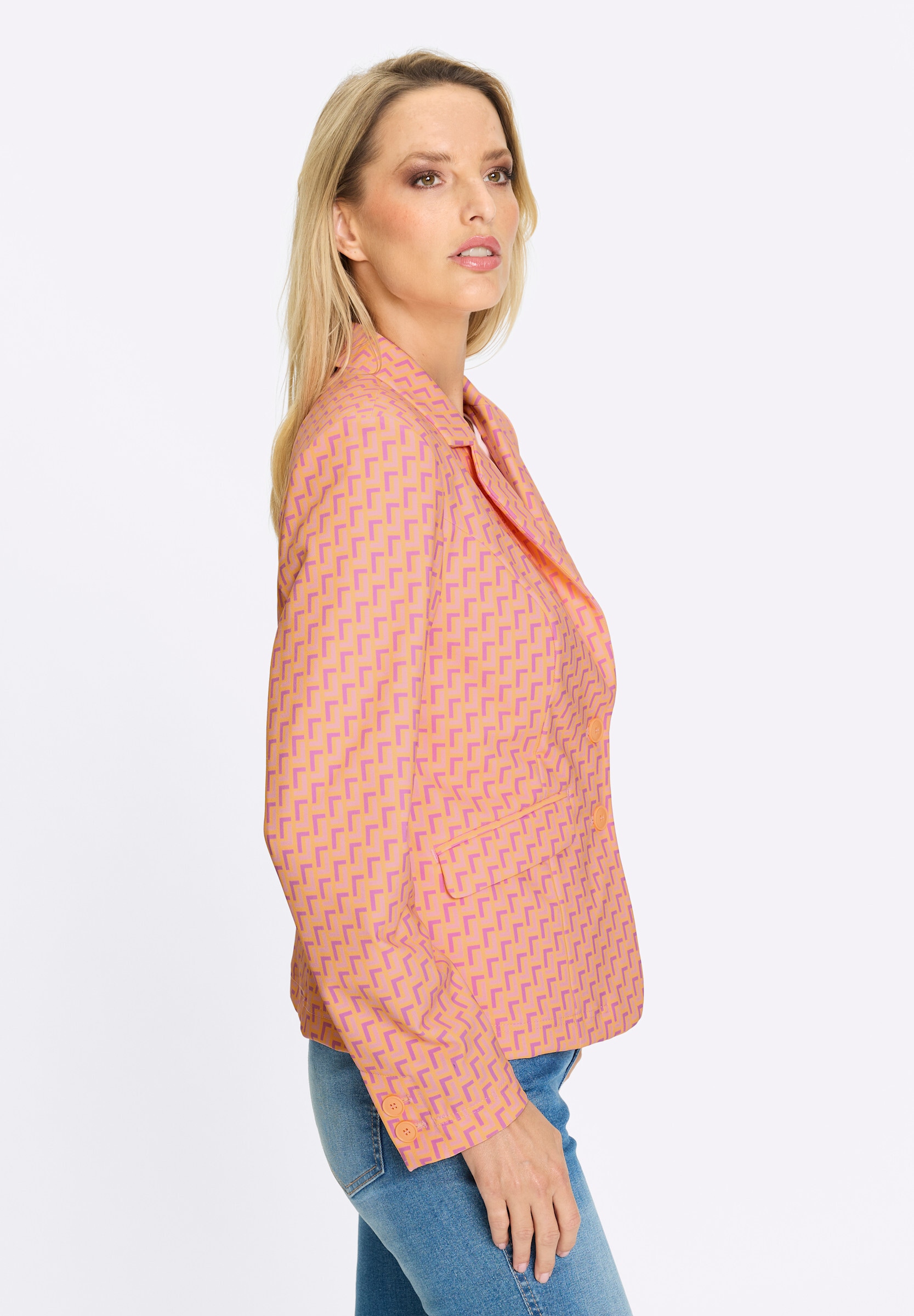 heine Blusenblazer »Druckblazer Jerseyblazer«
