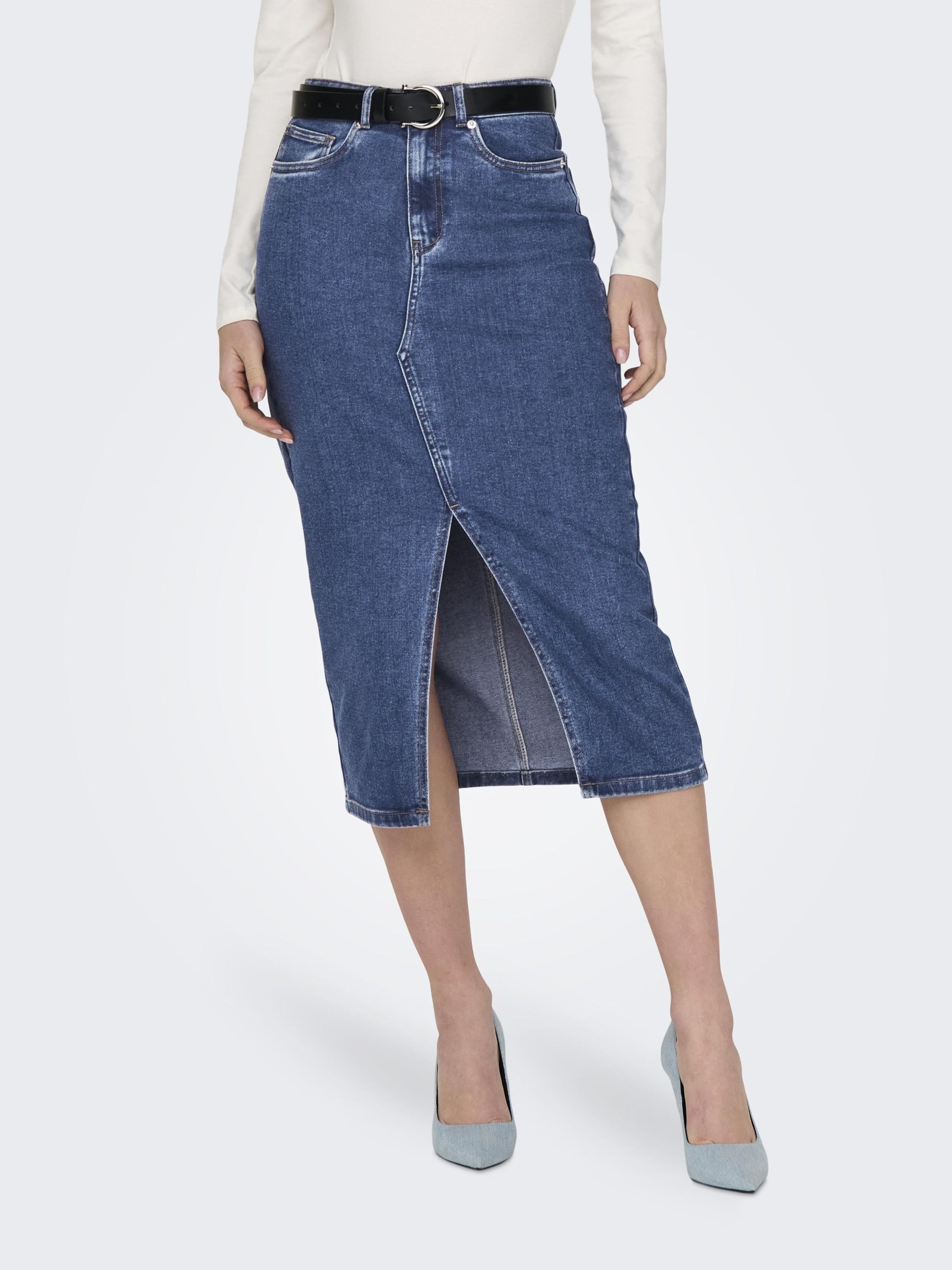 Jeansrock »ONLSIRI FRONT SLIT SKIRT DNM GUA NOOS«