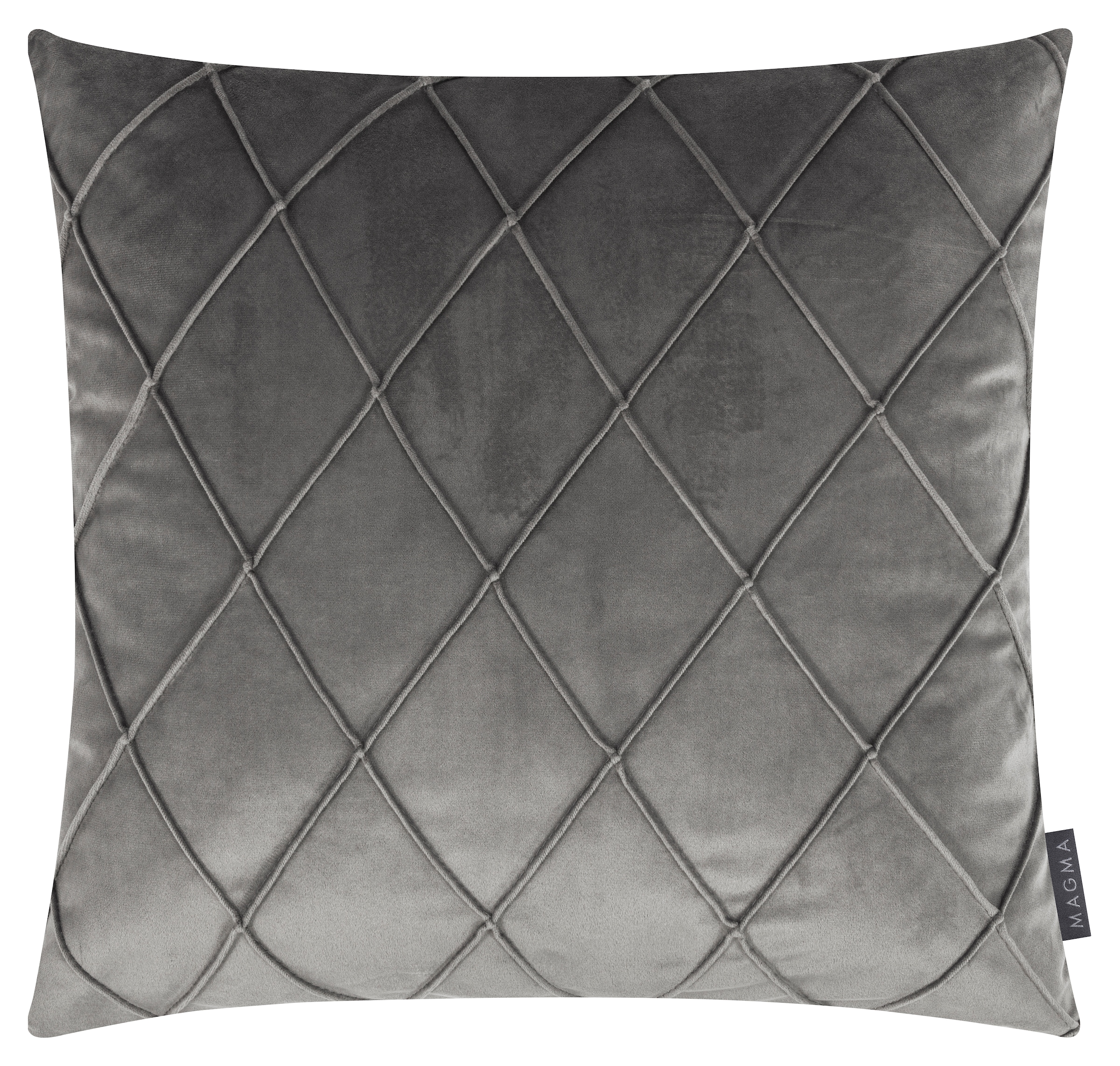 Magma Heimtex Dekokissen »NOBLESS« 50x50cm, Kissenhülle, Rauten-Steppung, modern, luxuriösen Look