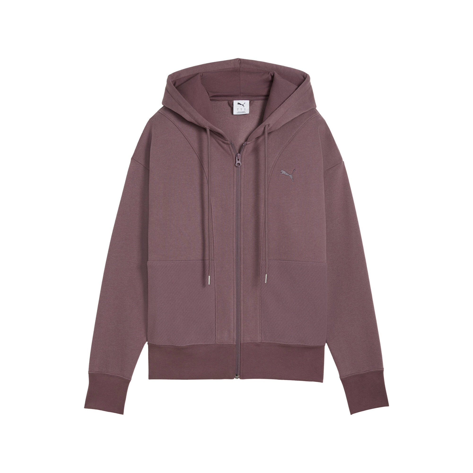 PUMA Kapuzensweatshirt »HER RELAXED FULL-ZIP HOODIE FL«
