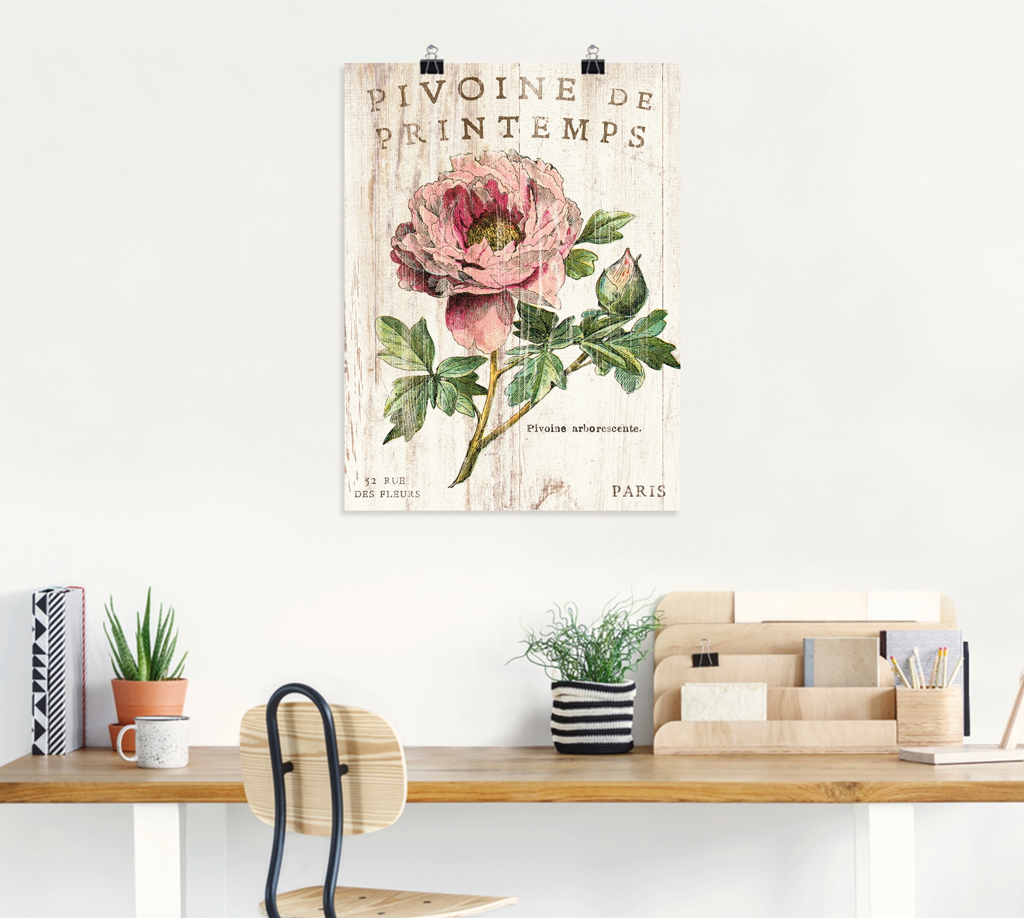 Artland Wandbild »Pfingstrose«, Blumen, (1 St.), als Leinwandbild, Poster, Wandaufkleber in verschied. Größen