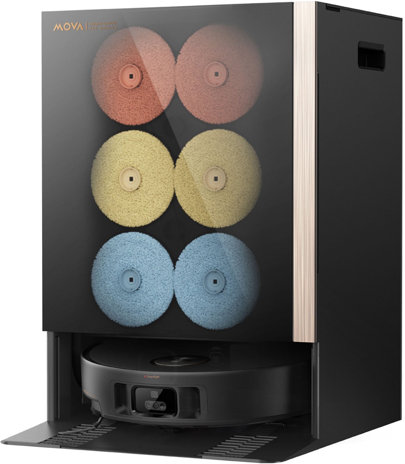 Mova Nass-Trocken-Saugroboter »Mova Mobius 60« MopSwap™ Hub, 30.000 Pa Saugleistung, StepMaster™ 2.0