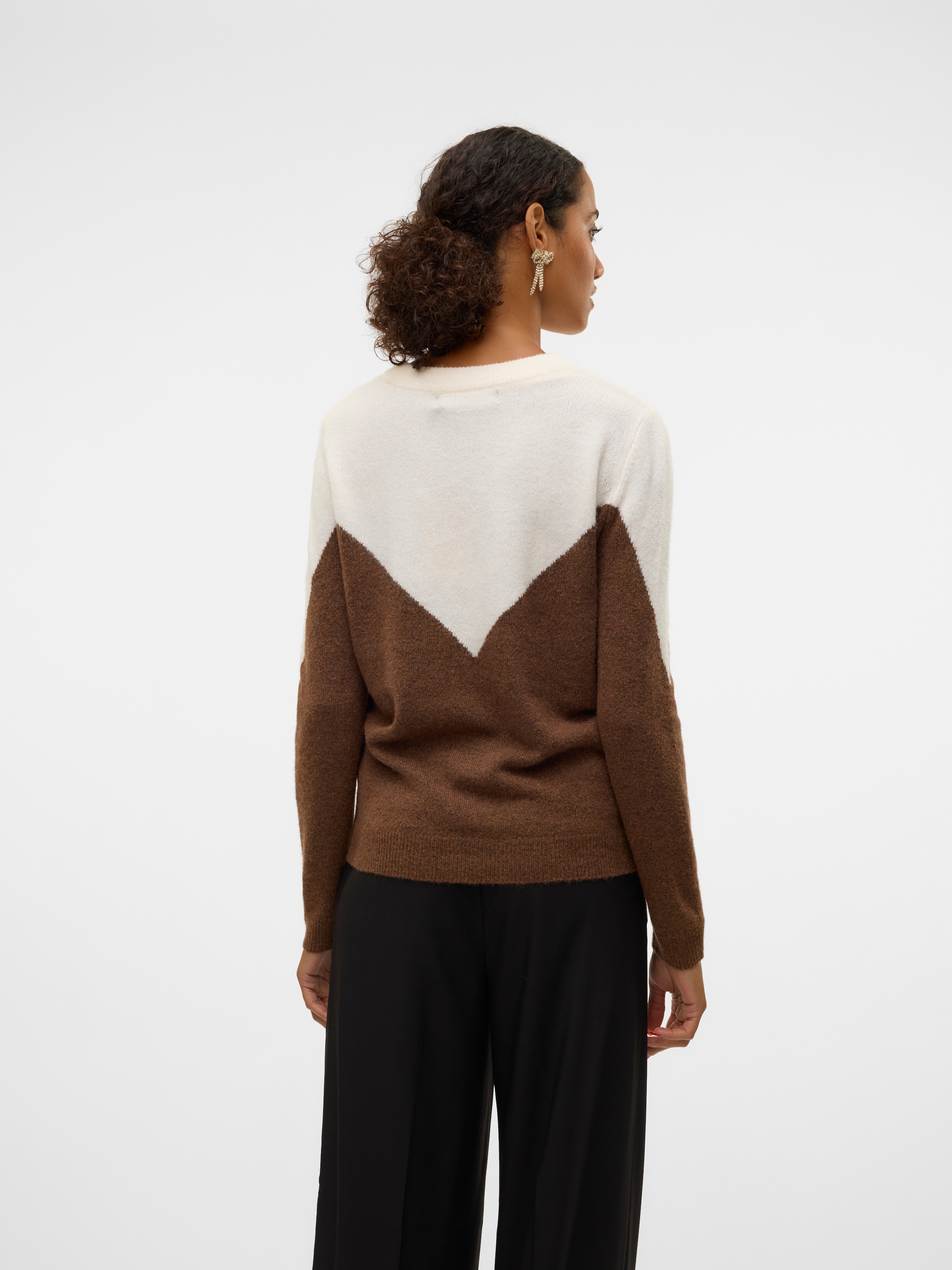 Vero Moda Strickpullover »VMPLAZA LS BLOCK PULLOVER GA BOO«, mit Streifenmuster