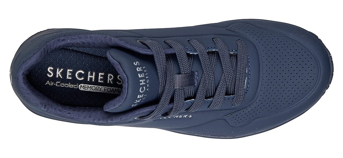 Skechers Wedgesneaker »UNO STAND ON AIR«, Freizeitschuh, Halbschuh, Schnürschuh weich gepolsterte Innensohle