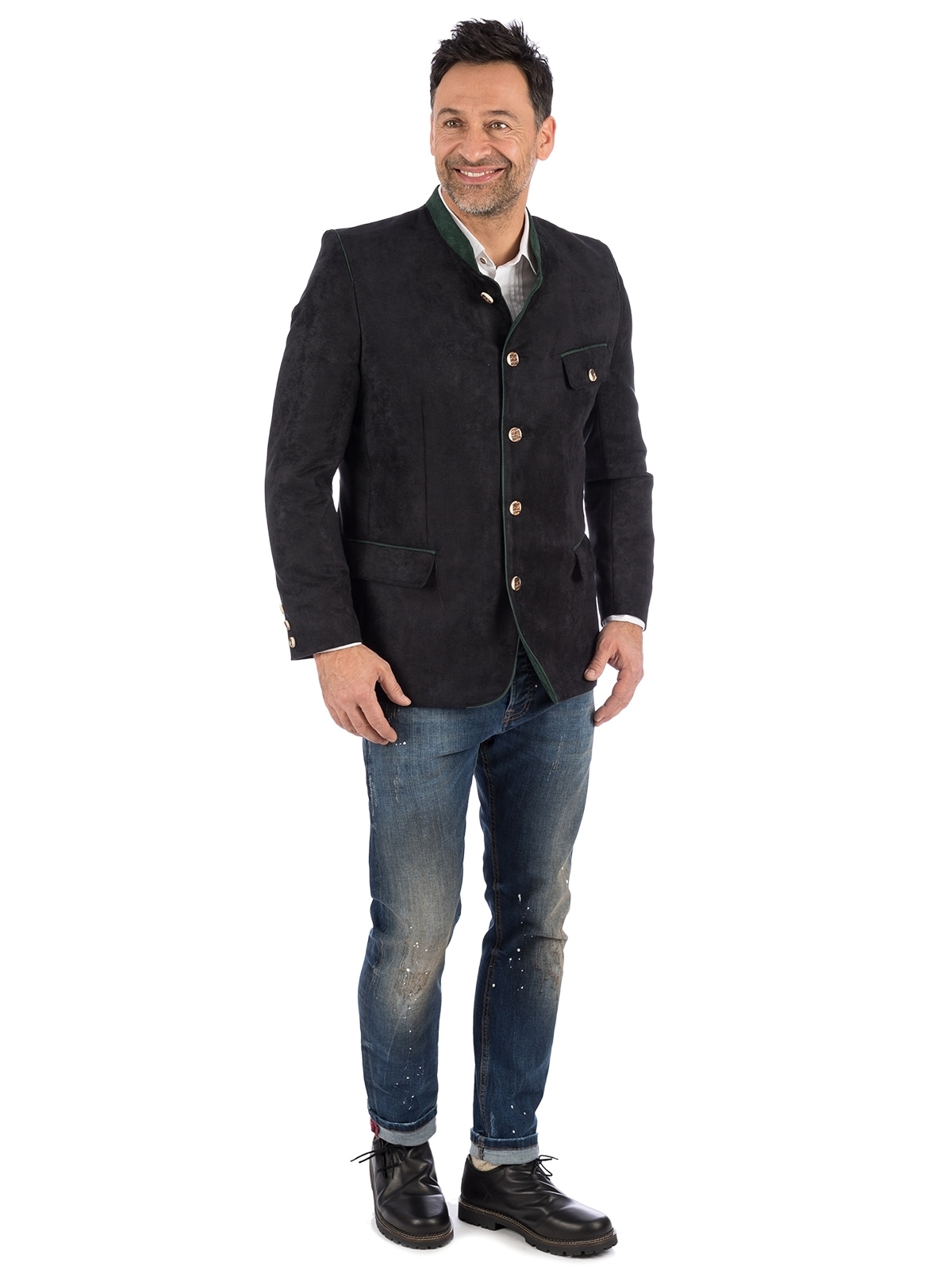 OS-Trachten Jeansjacke »Jacke 122000-2697«
