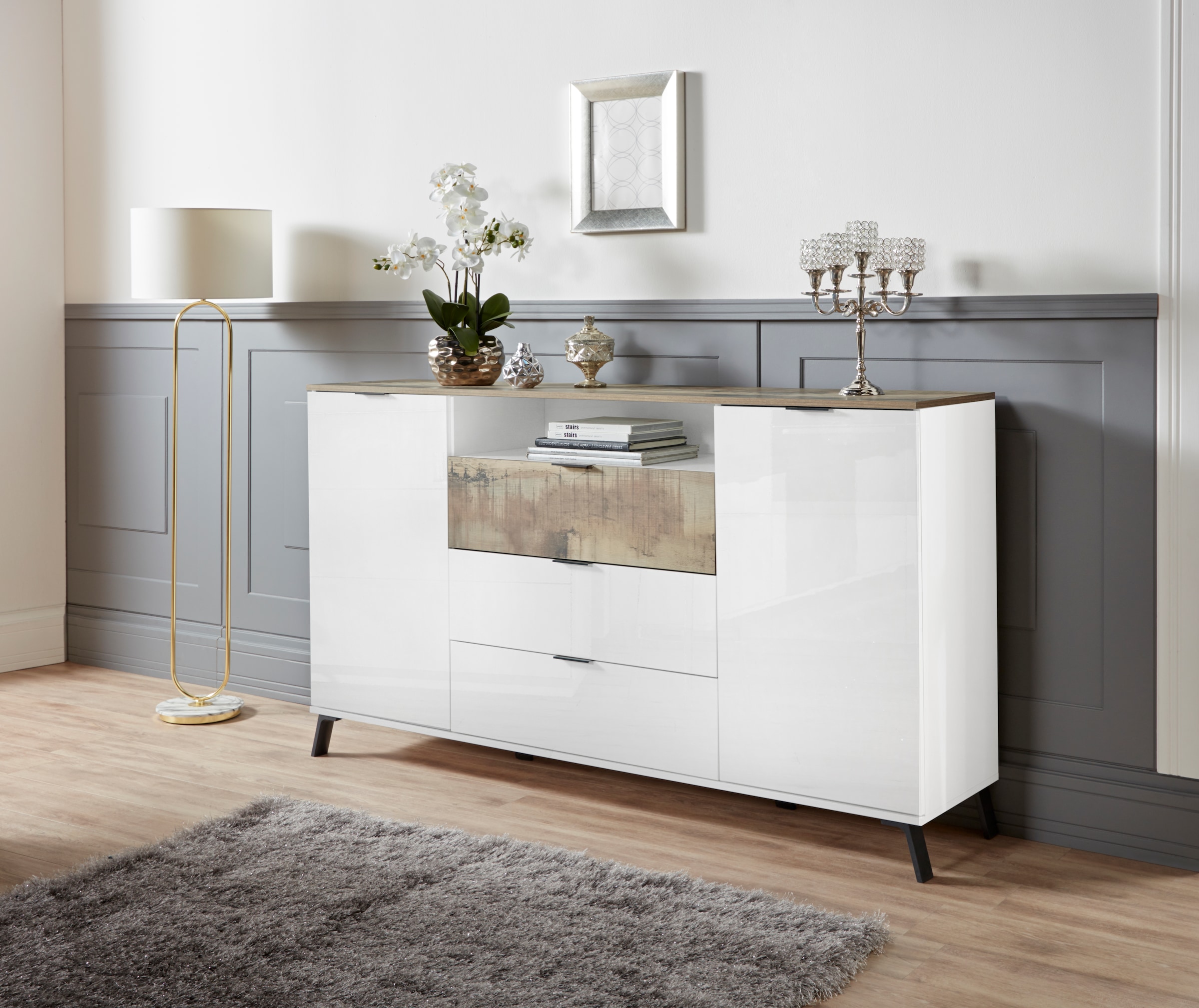 INOSIGN Highboard »CASANOVA«, Höhe ca. 100 cm