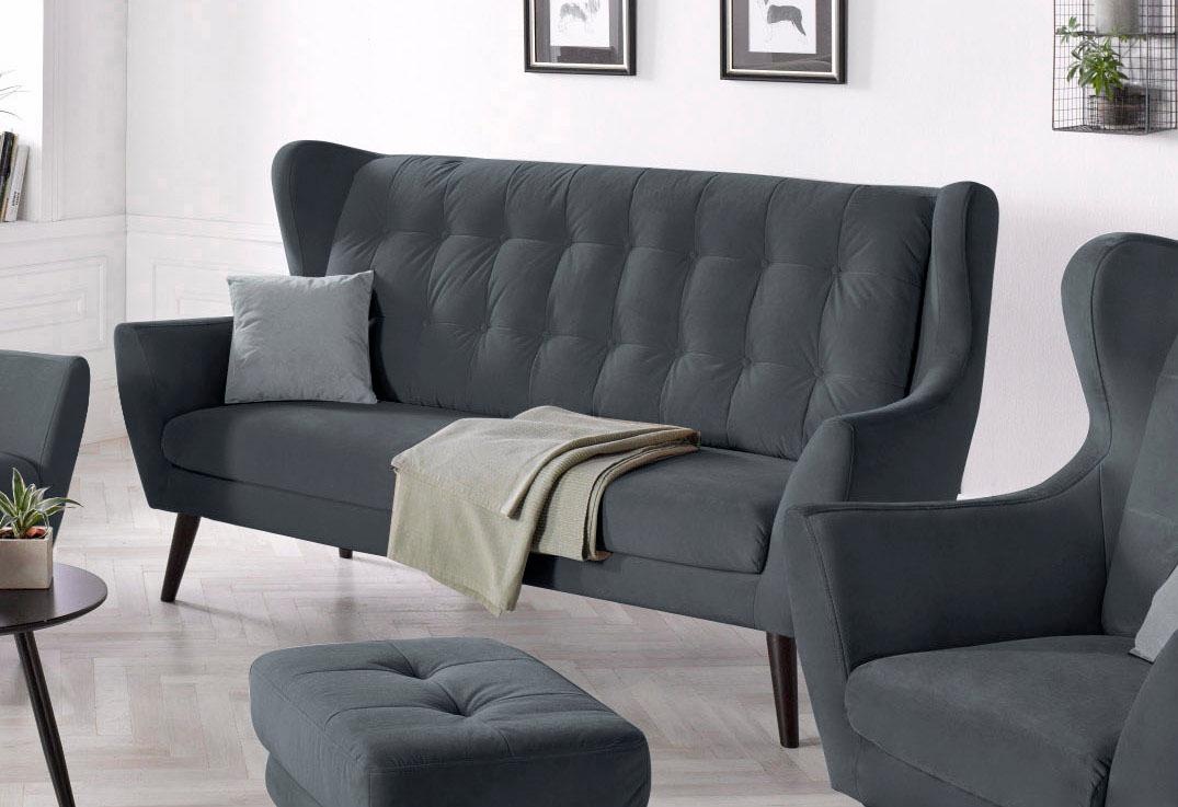 Home affaire 3-Sitzer »Hemmink« mit Knopfheftung
