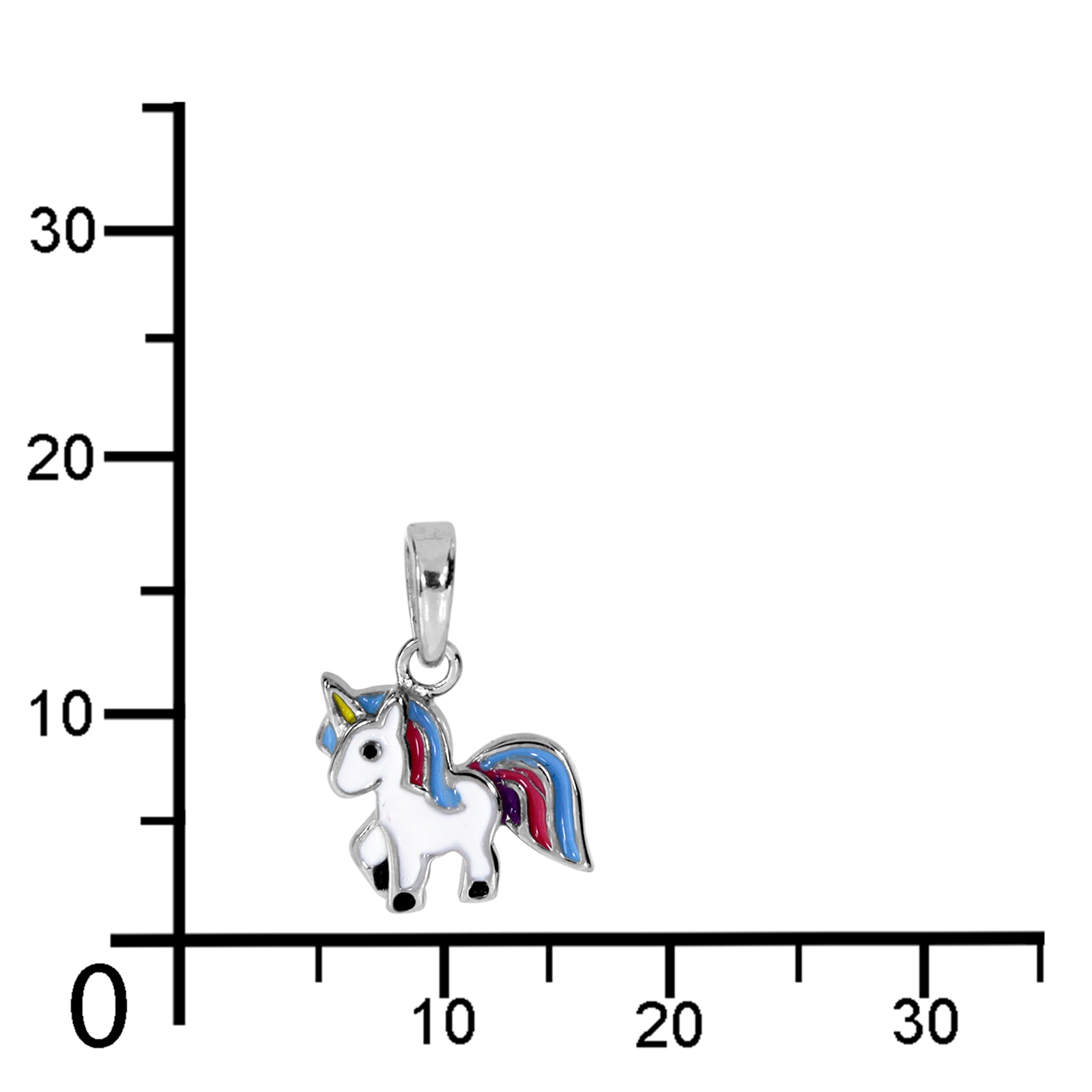 OSTSEE-SCHMUCK Kettenanhänger »- Einhorn - Silber 925/000 -,«