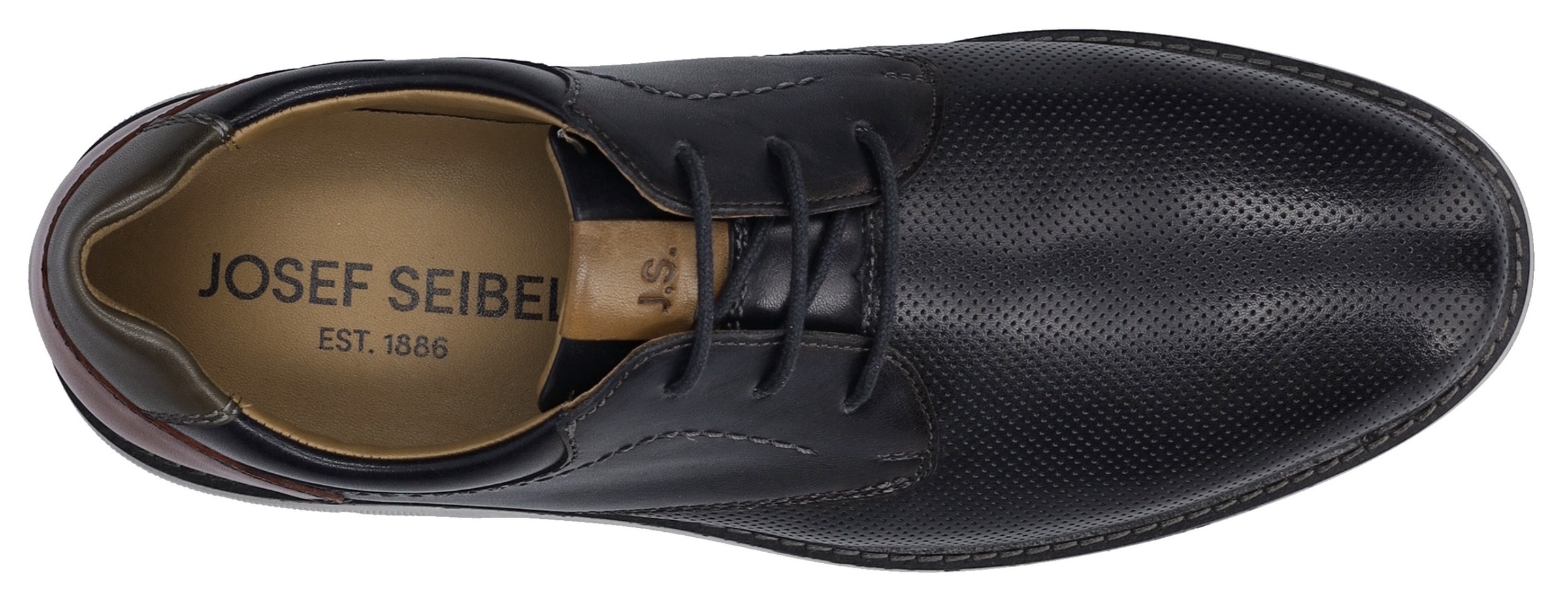 Josef Seibel Schnürschuh »Stuart 02«, Komfortschuh, Businessschuh, Sneaker in Komfortweite G (weit)