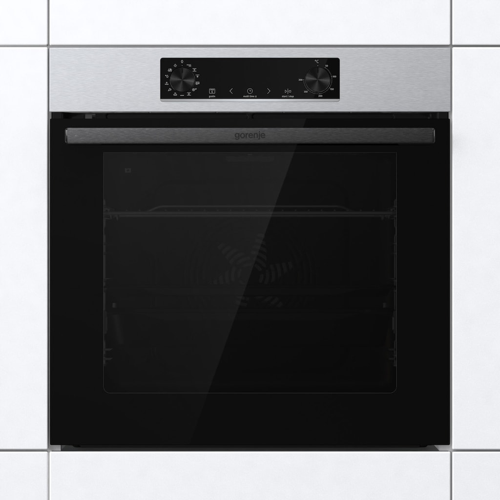 GORENJE Backofen-Set »Pacific Backofen-Set Pyrolyse 2021«, BPSB737OTX, mit 1-fach-Teleskopauszug, ecoClean