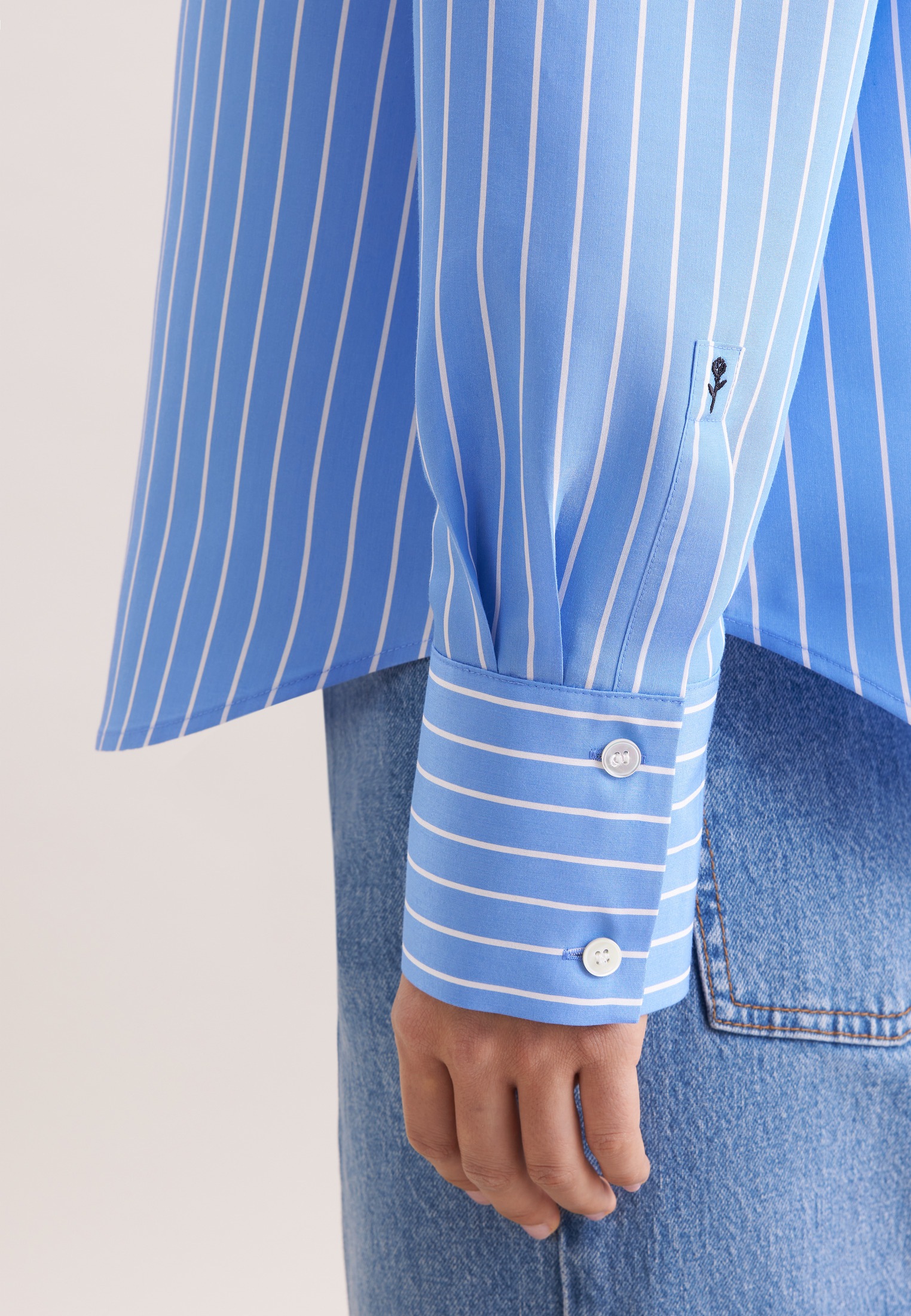seidensticker Hemdbluse 1/1 Kragen Gestreift