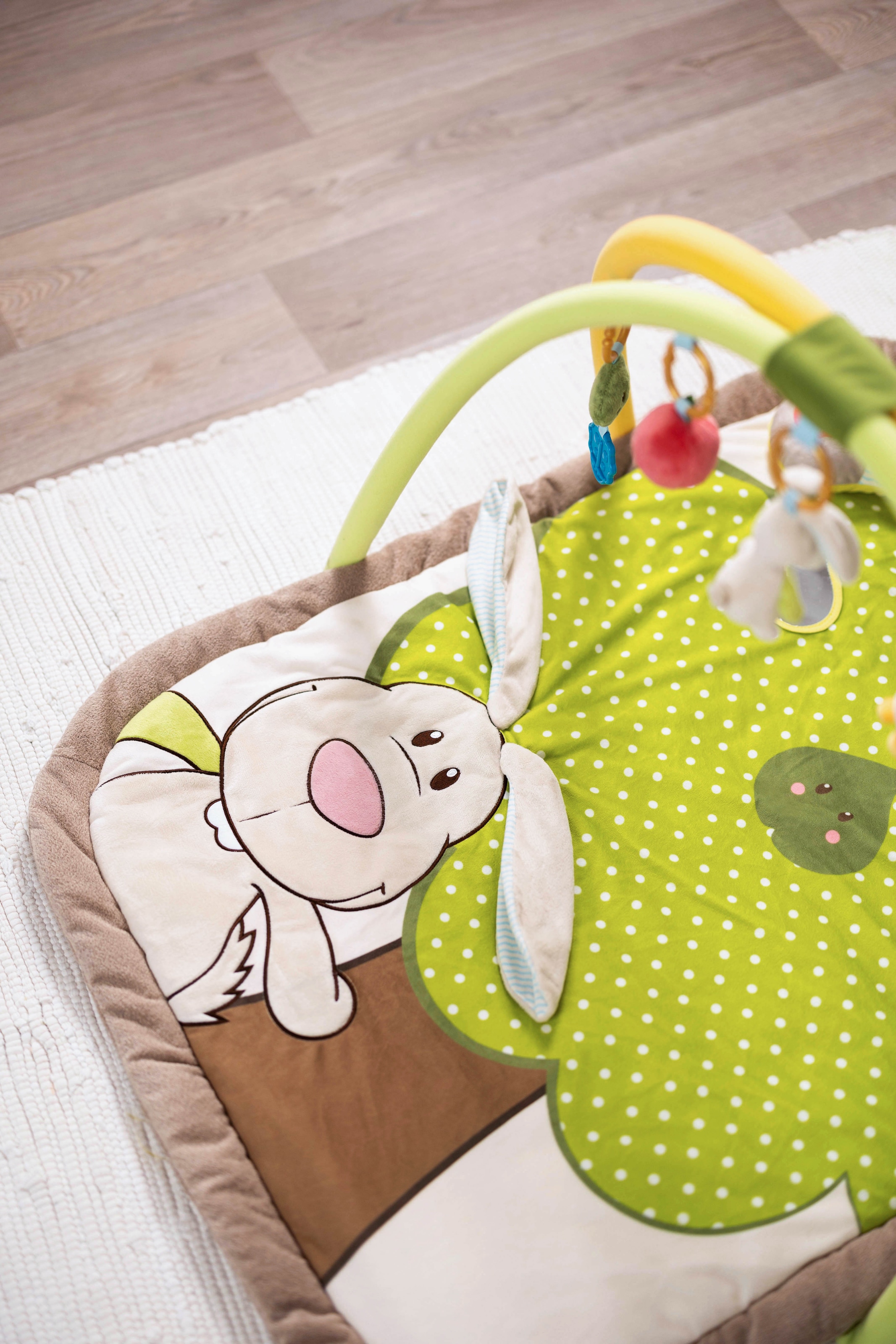 Nici Baby Gym »My First NICI Kollektion, 3-D Activity-Decke«, mit Spielkissen Hase und Eule