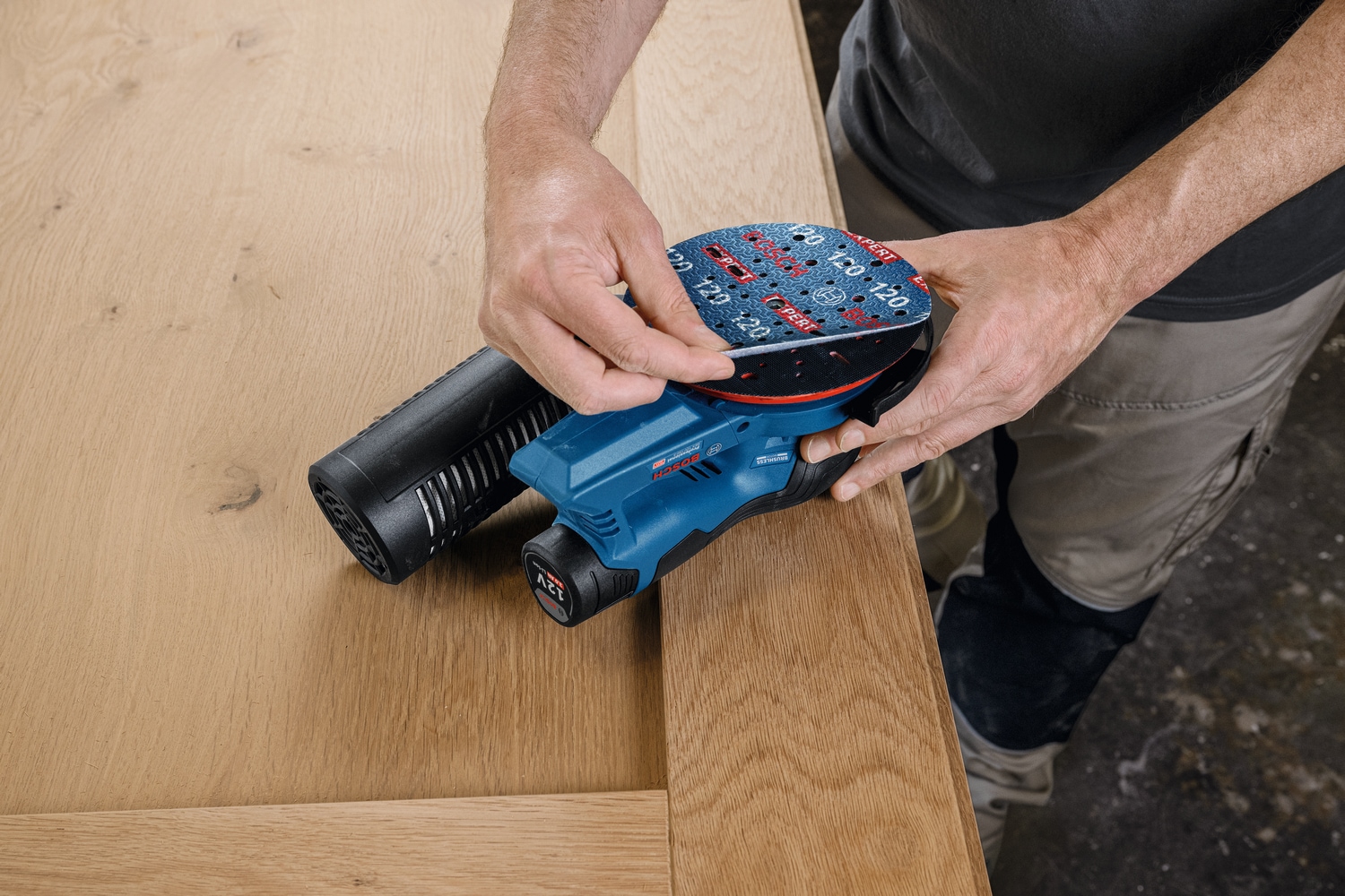 Bosch Professional Akku-Exzenterschleifer »GEX 12V-150-3 Professional solo« ohne Akku und Ladegerät