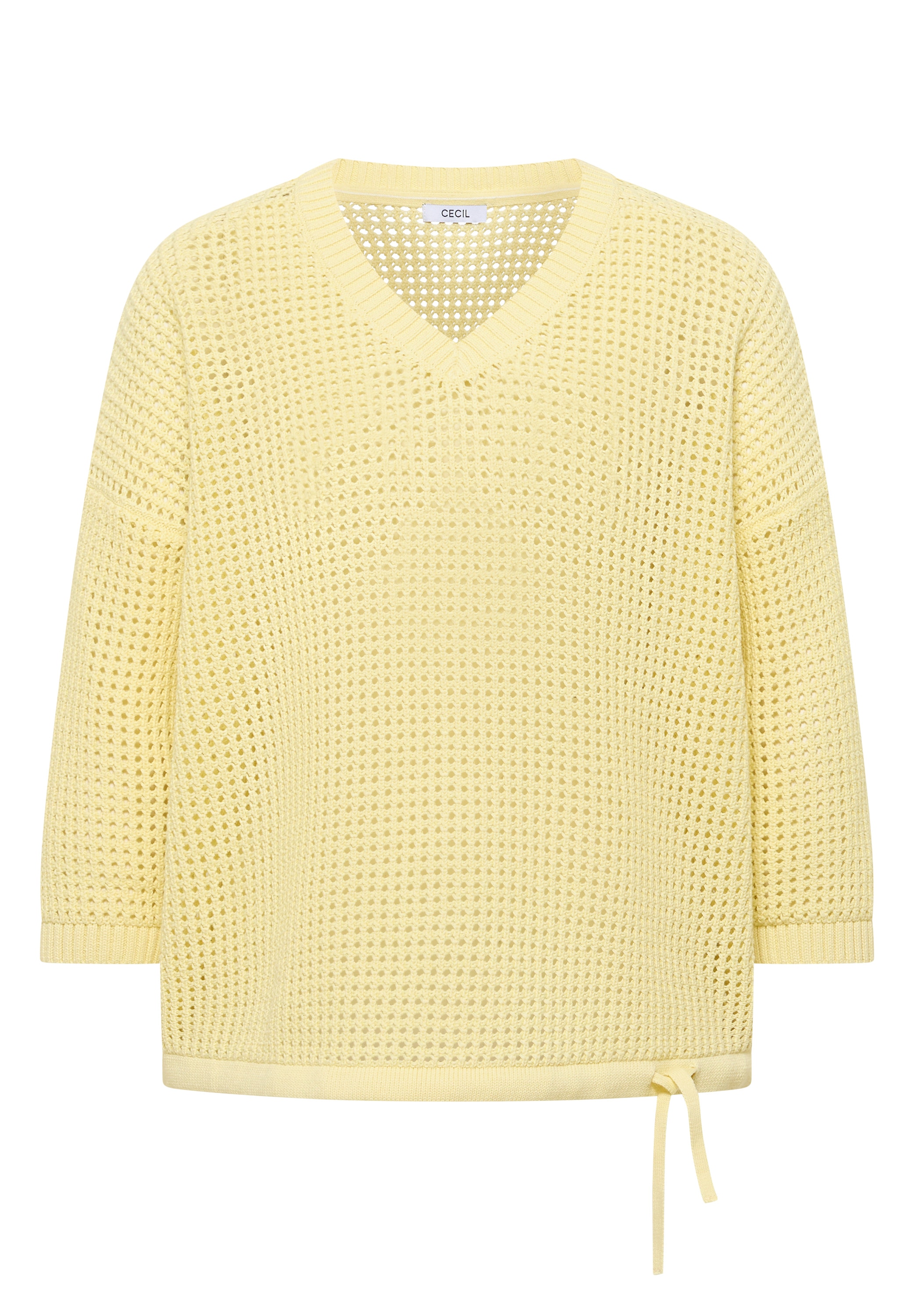 Cecil Strickpullover im Crochet-Look/moderner Sommerstrick