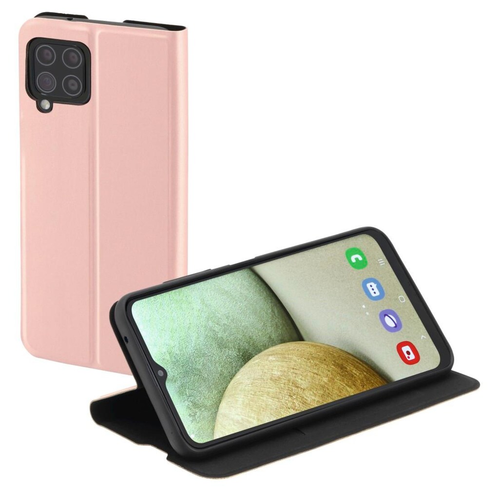 Hama Smartphone-Hülle »Booklet, Tasche, Hülle "Single2.0" für Samsung Galaxy A12, Rosa«, Samsung Galaxy A12