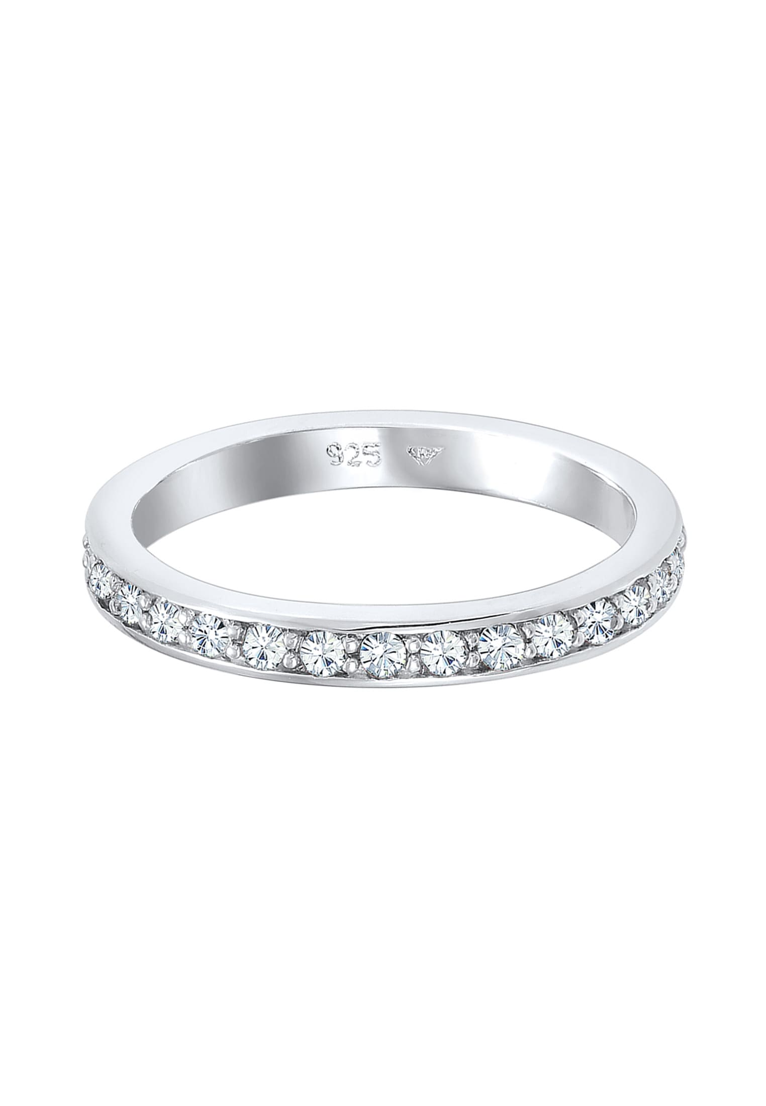 Elli Silberring »Ring Memoire Verlobung Kristalle 925 Silber«