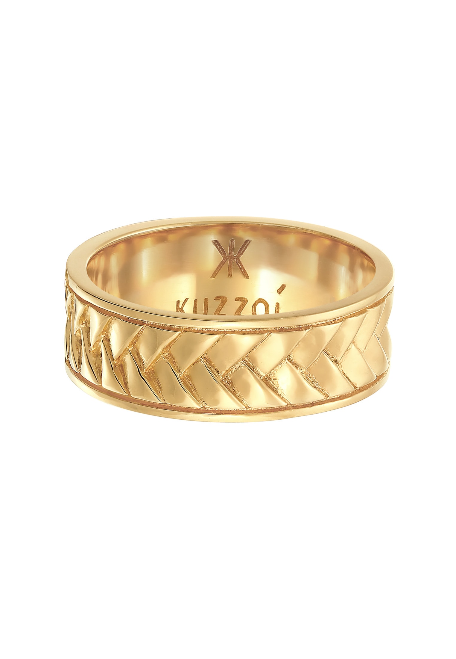 Kuzzoi Silberring »Ring Herren Bandring Used Vintage Retro 925 Silber«