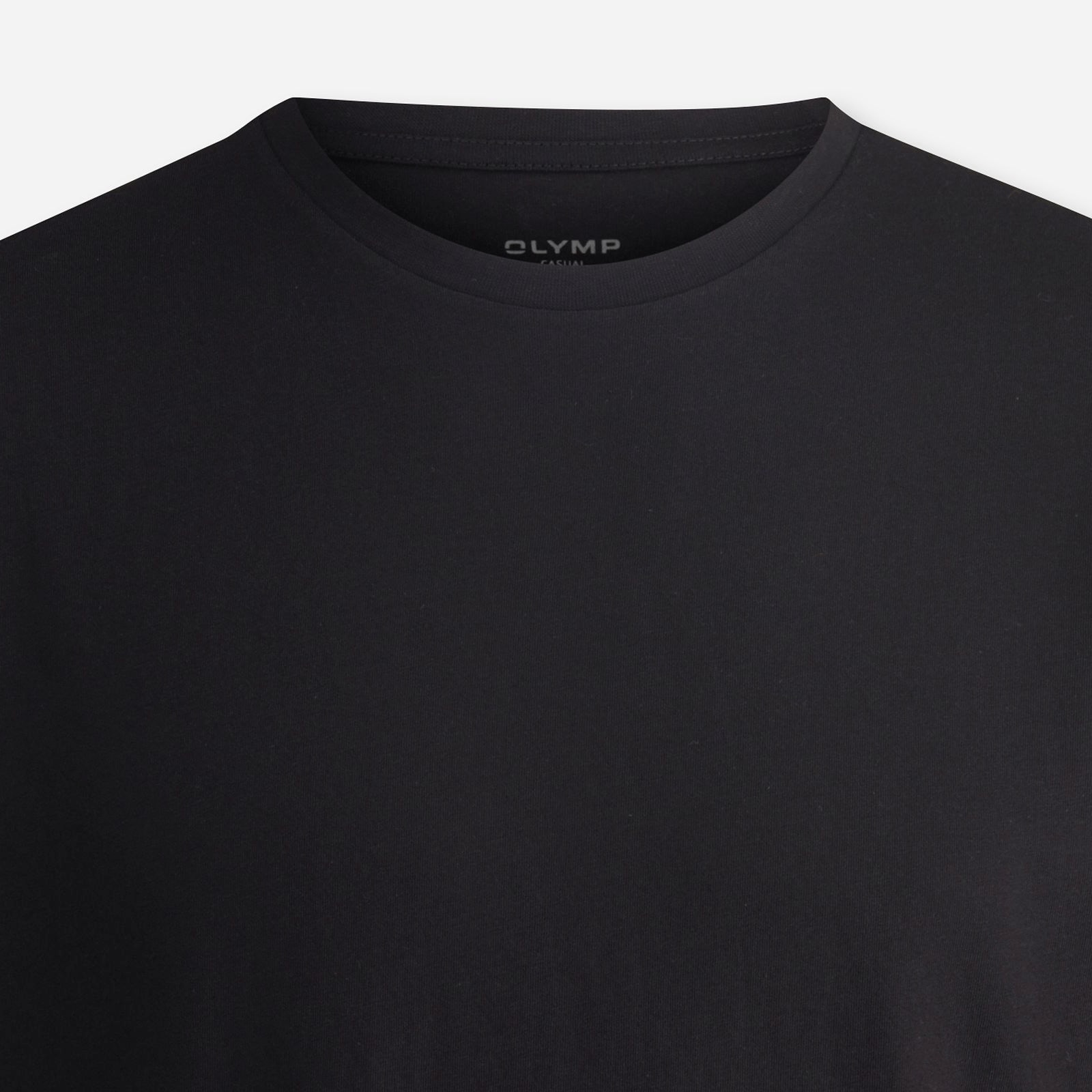OLYMP T-Shirt Packung, 3er, 3 Stk. Rundhalsausschnitt, modern fit, reine Baumwolle