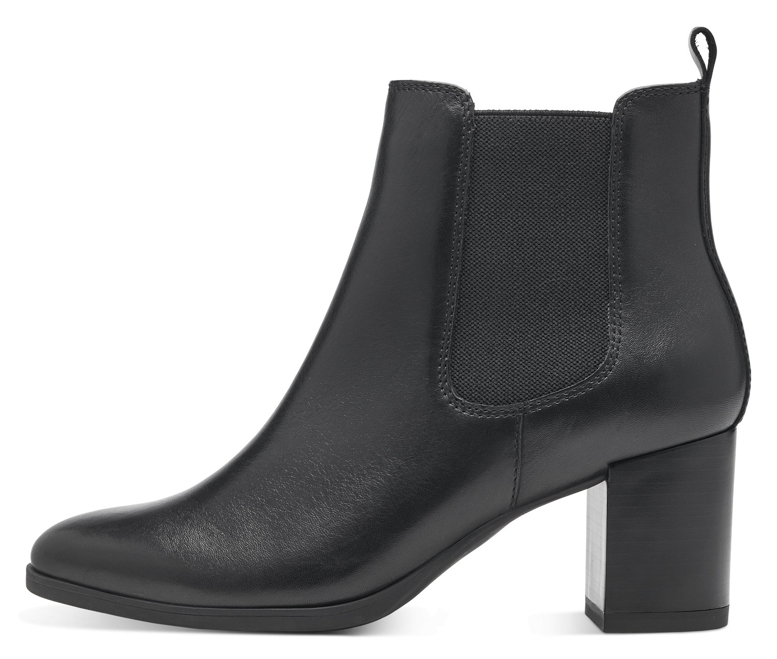 Tamaris Chelseaboots, Blockabsatz, Herbstmode, Stiefelette mit Stretcheinsatz