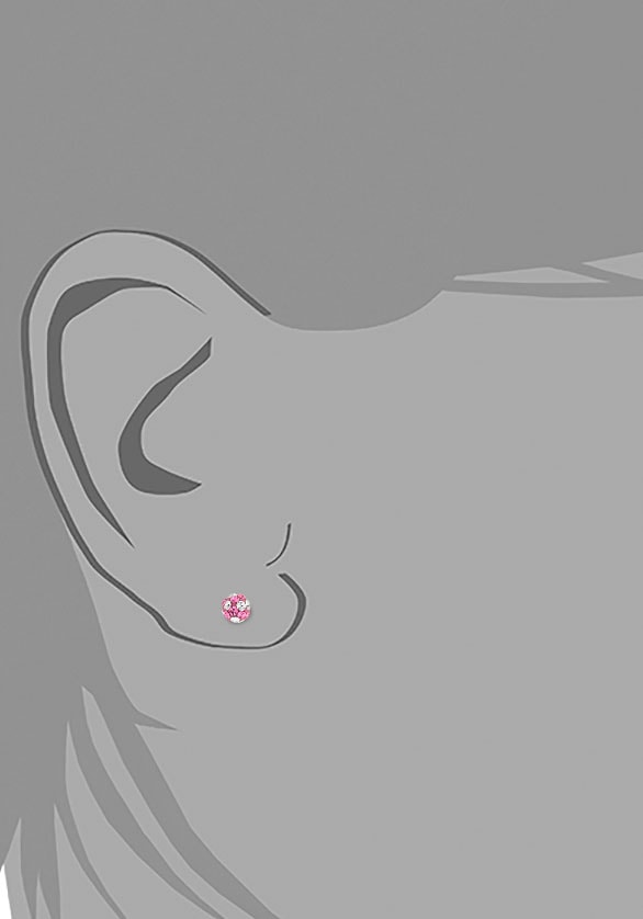 Prinzessin Lillifee Paar Ohrstecker »Shining Star, 2036422«, mit Preciosa Crystal