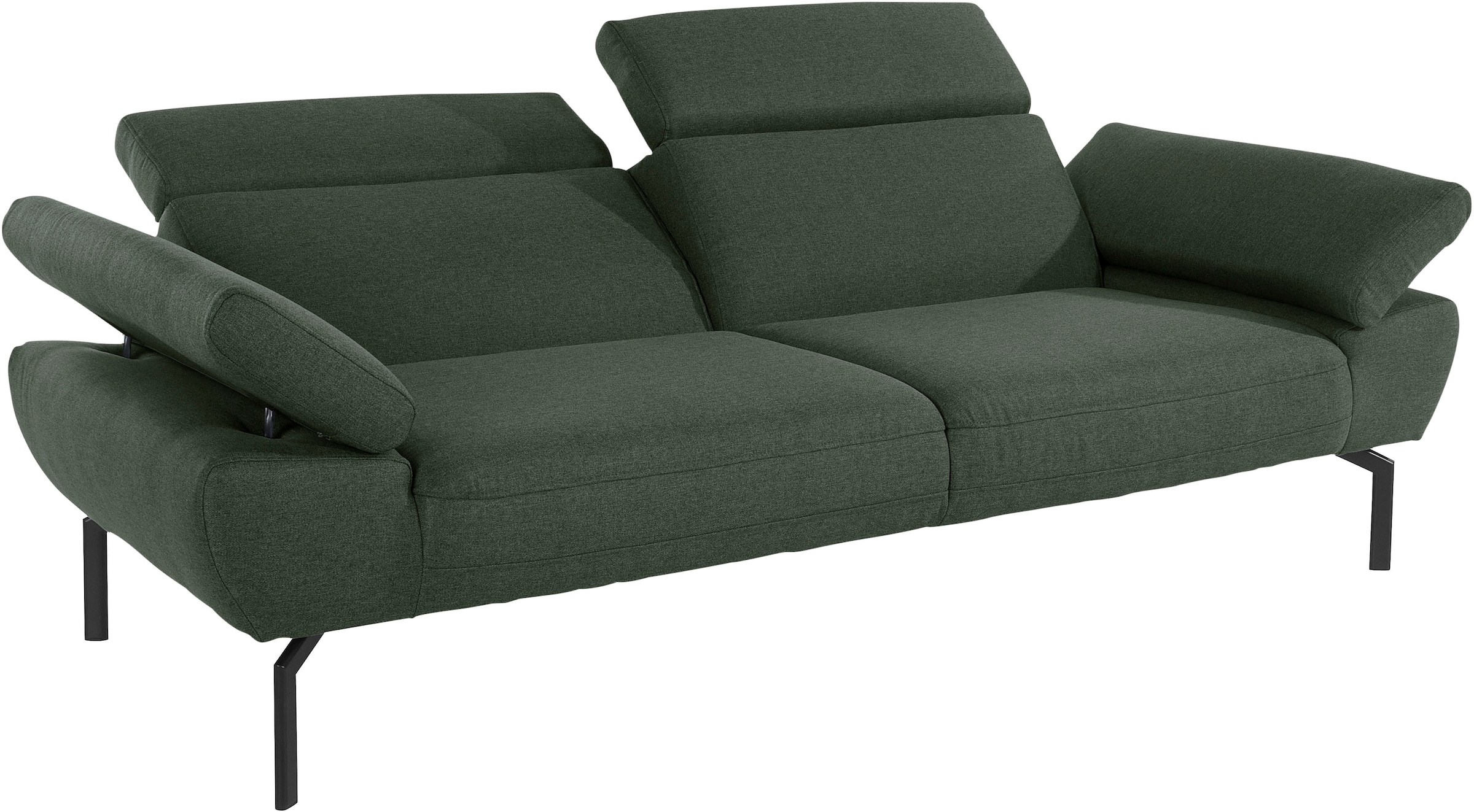Places of Style 2,5-Sitzer »Trapino Luxus«, wahlweise mit Rückenverstellung,  Luxus-Microfaser in Lederoptik kaufen bei OTTO