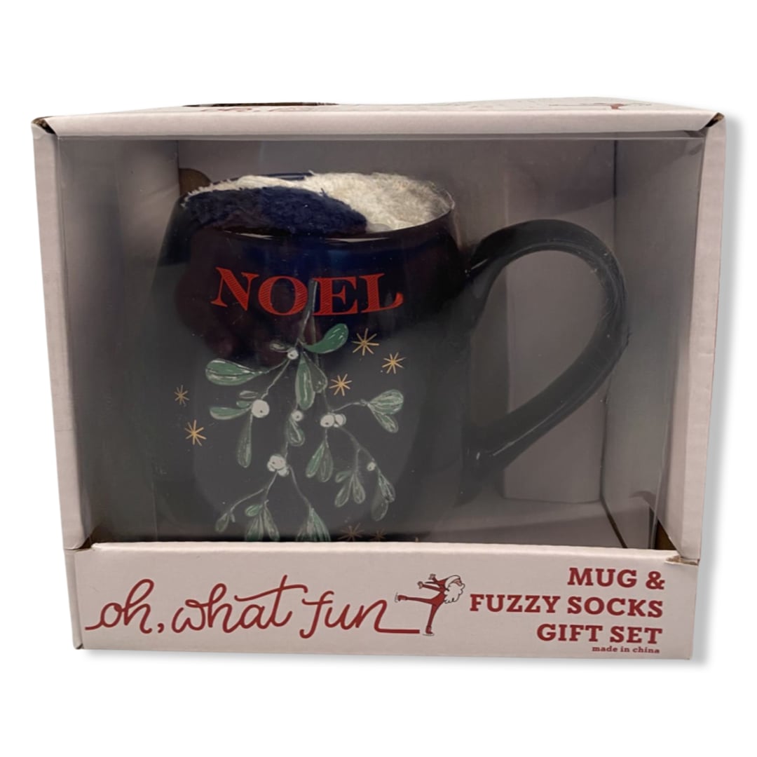 Capelli New York Kuschelsocken, (1 Paar), Geschenkset Socken & Tasse