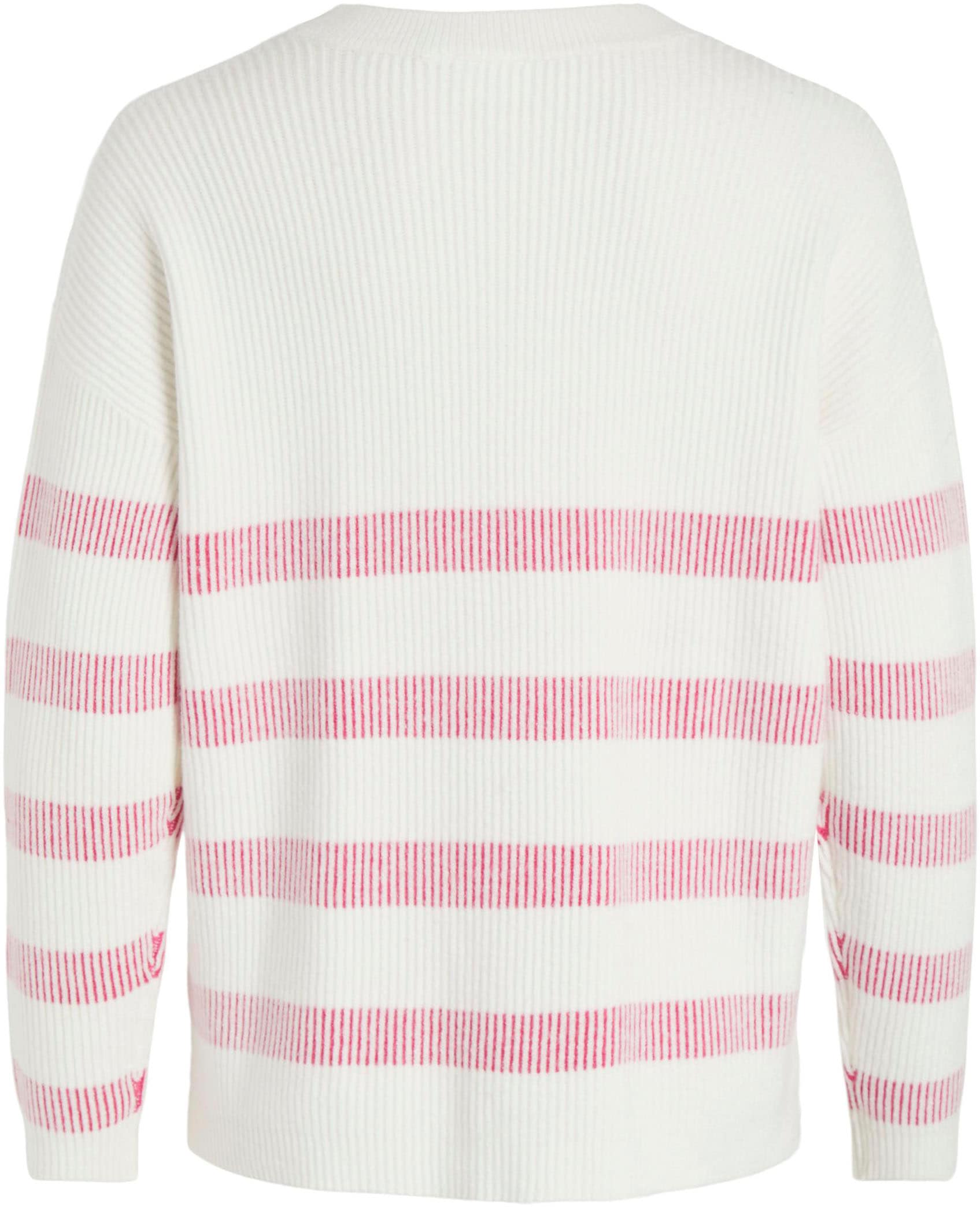 Vila Rundhalspullover »VIRIL STRIPE L/S KNIT TOP - NOOS«