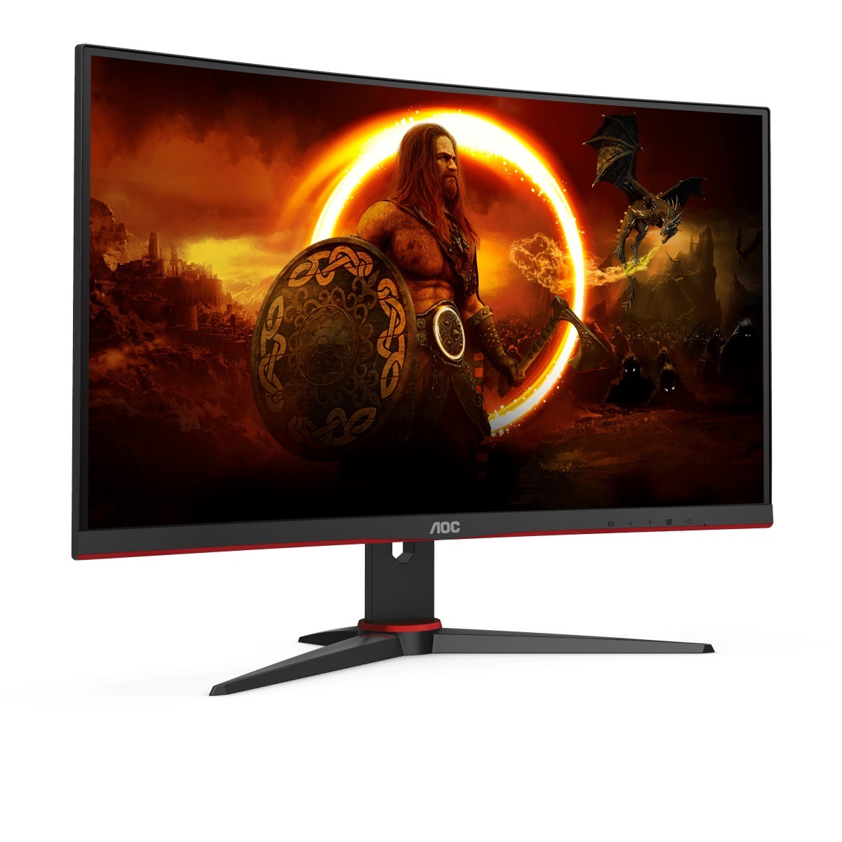 Hyrican Gaming-PC-Komplettsystem »Striker SET02334«, Windows 11, inklusive 27" Monitor AOC C27G2AE/BK