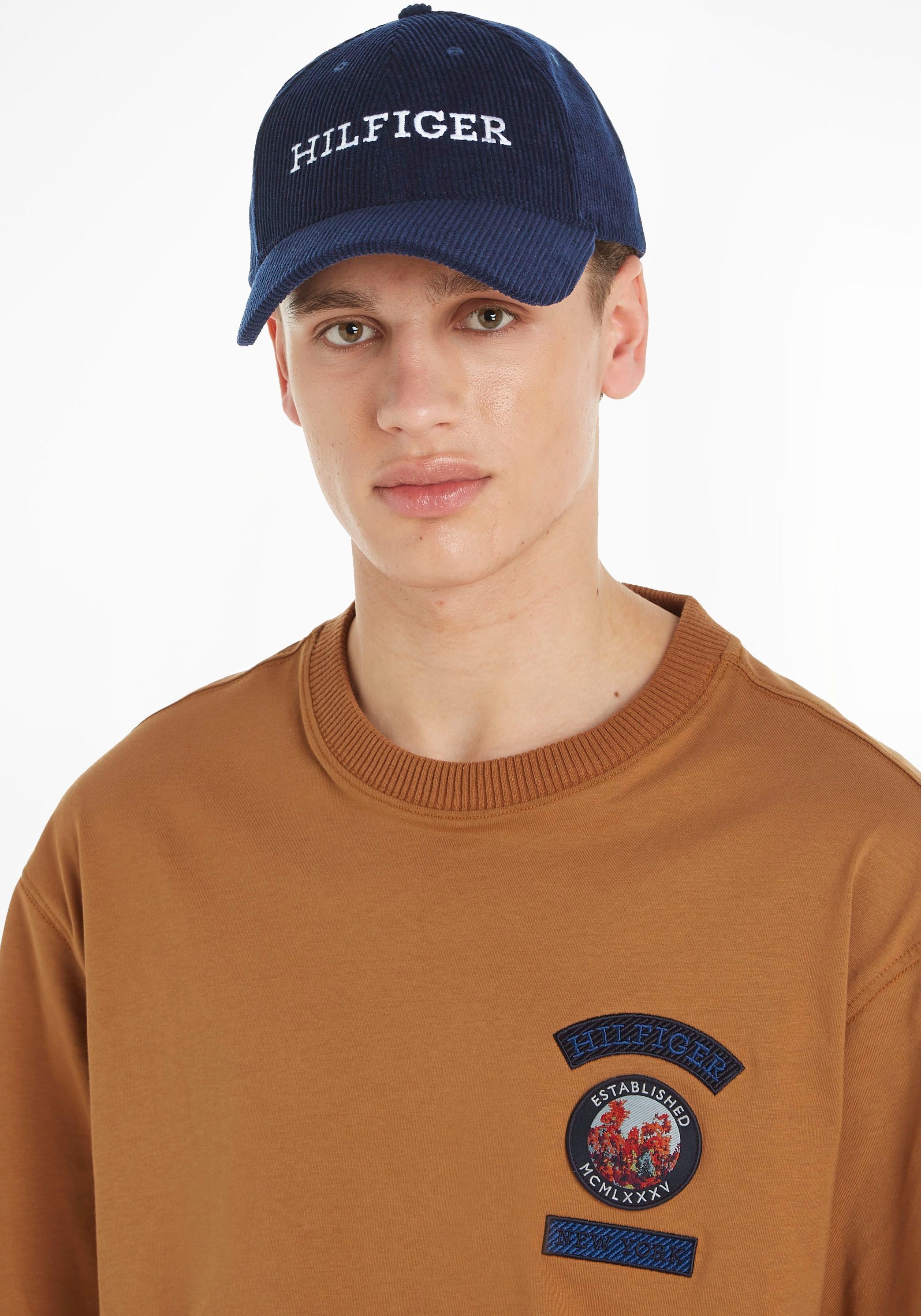 Tommy Hilfiger Baseball Cap »MONOTYPE CORDOROY CAP«, aus Cord