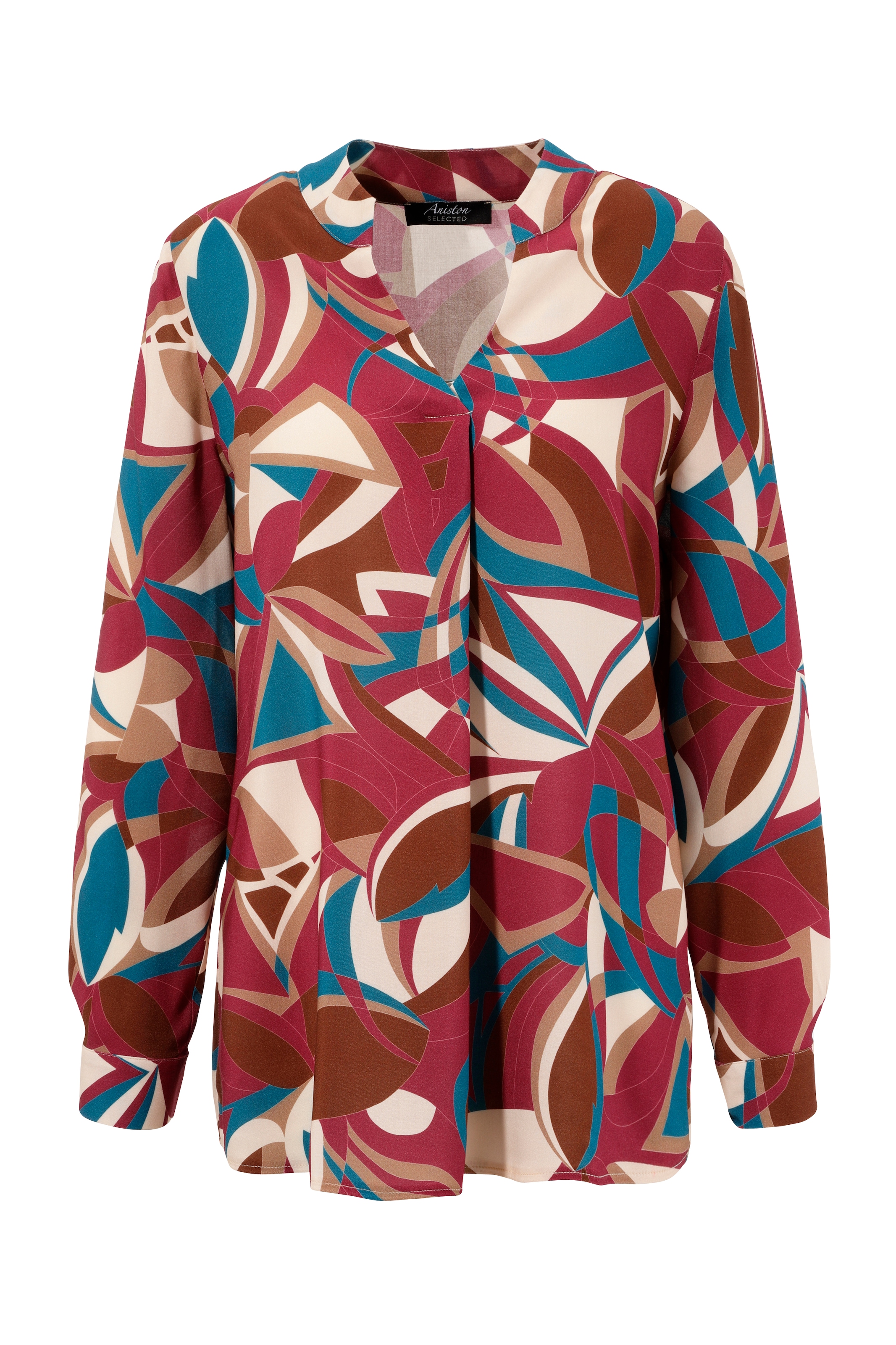 Farben online topaktuellen OTTO in SELECTED Schlupfbluse, Aniston mit bei Allover-Muster