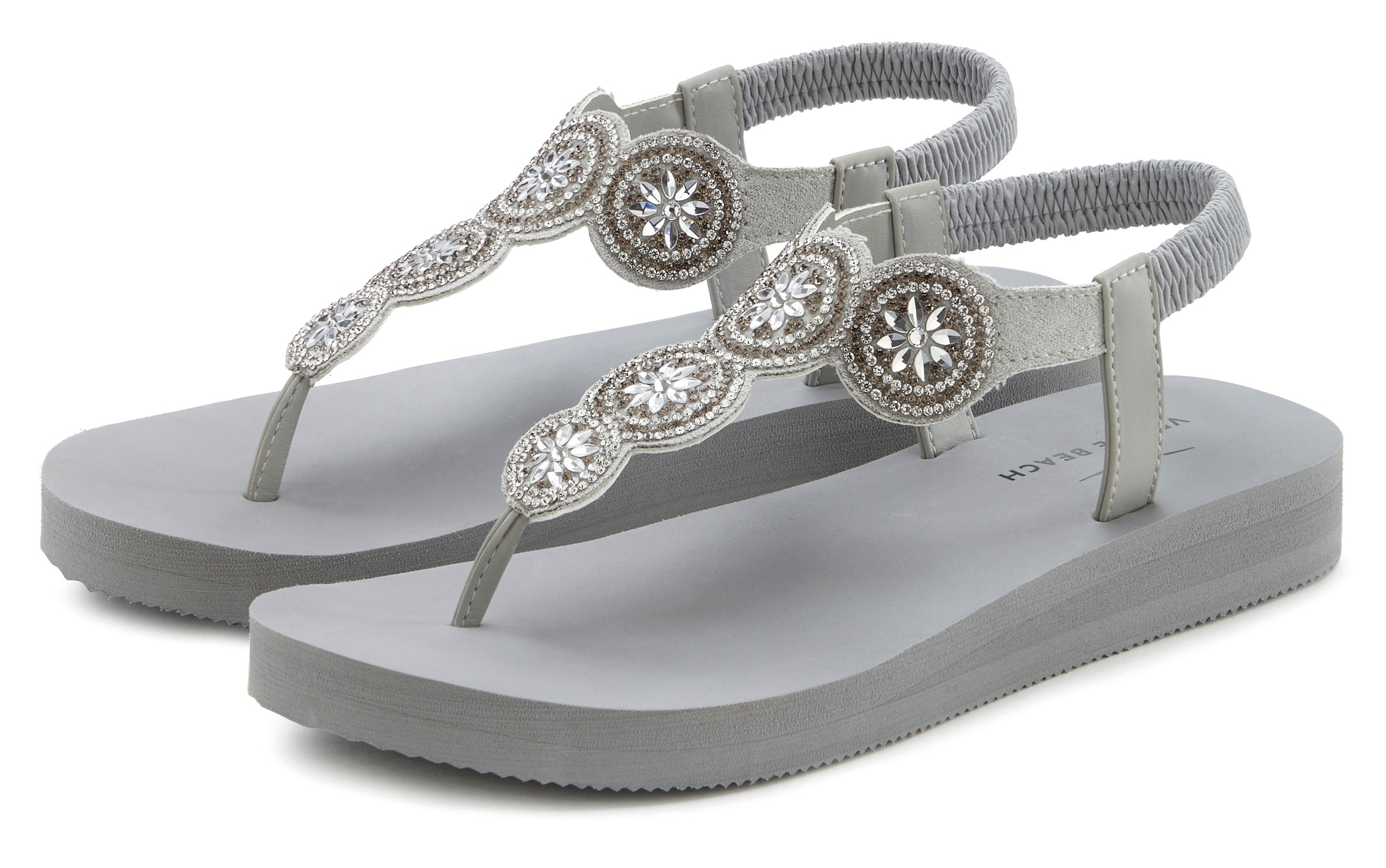 Venice Beach Badezehentrenner »Sandale in grau, Größe 41