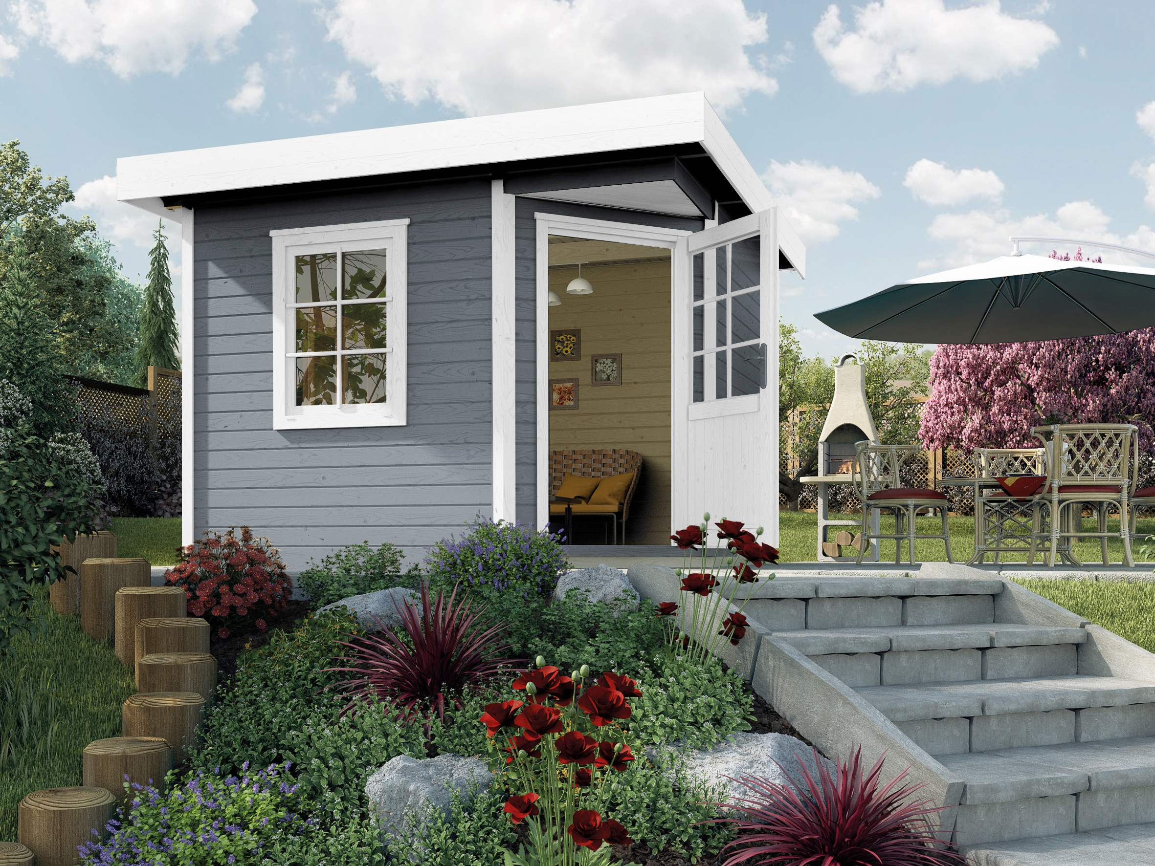 weka Gartenhaus »Designhaus 213 Gr.2«