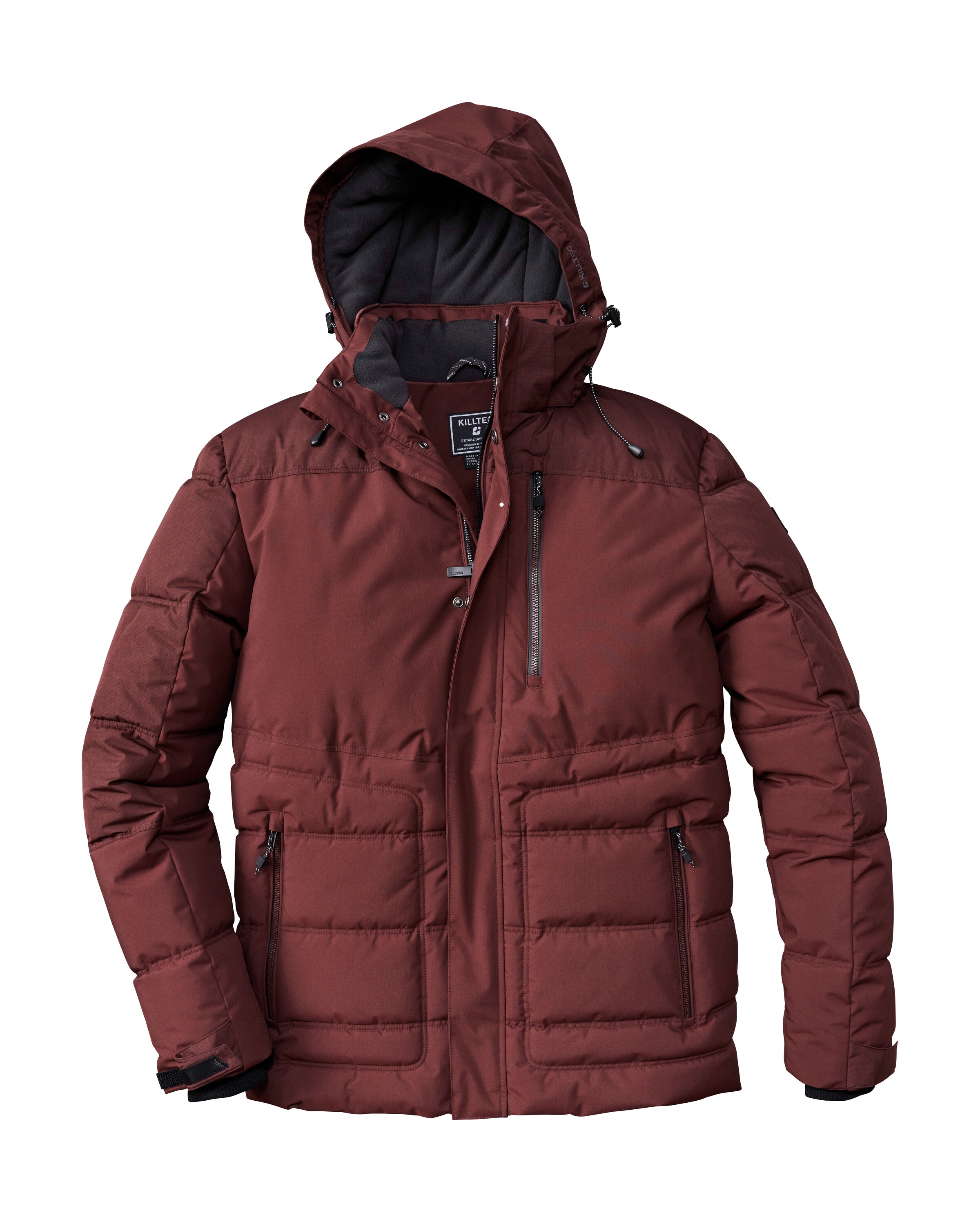 Killtec Steppjacke »KOW 87 MN QLTD JCKT«, Wasserabweisende Herren Steppjacke mit abnehmbarer Kapuze