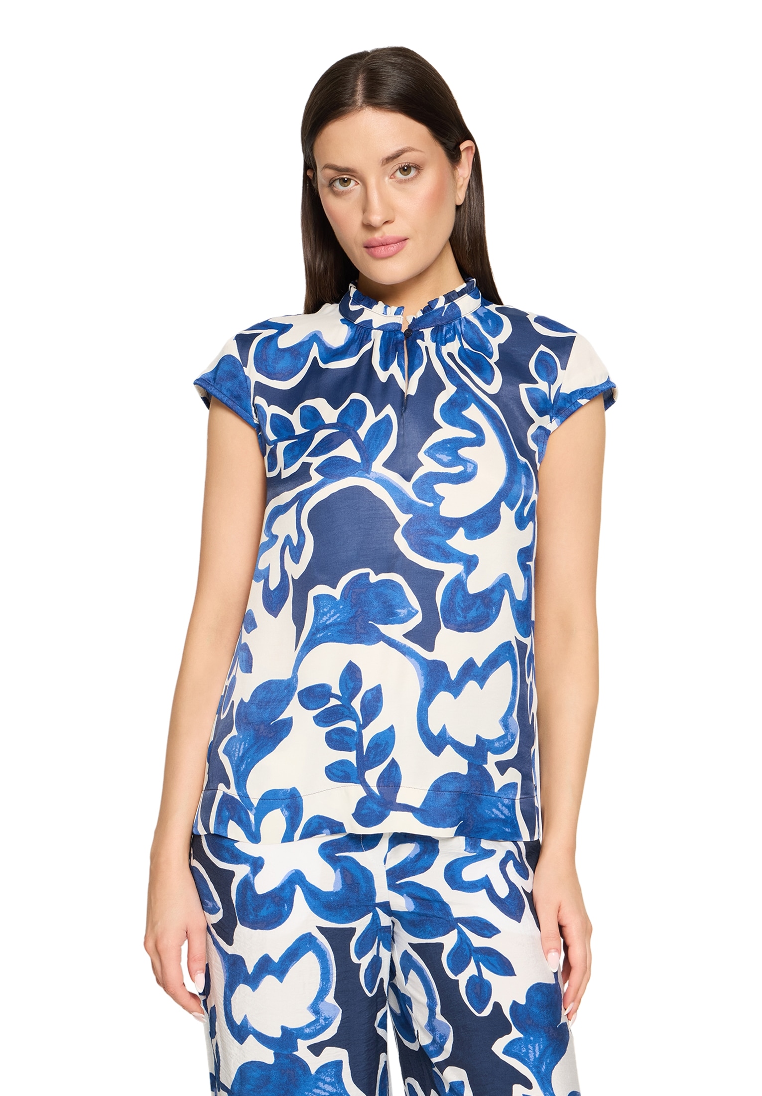 Betty&Co Schlupfbluse »Schlupfbluse kurzarm«